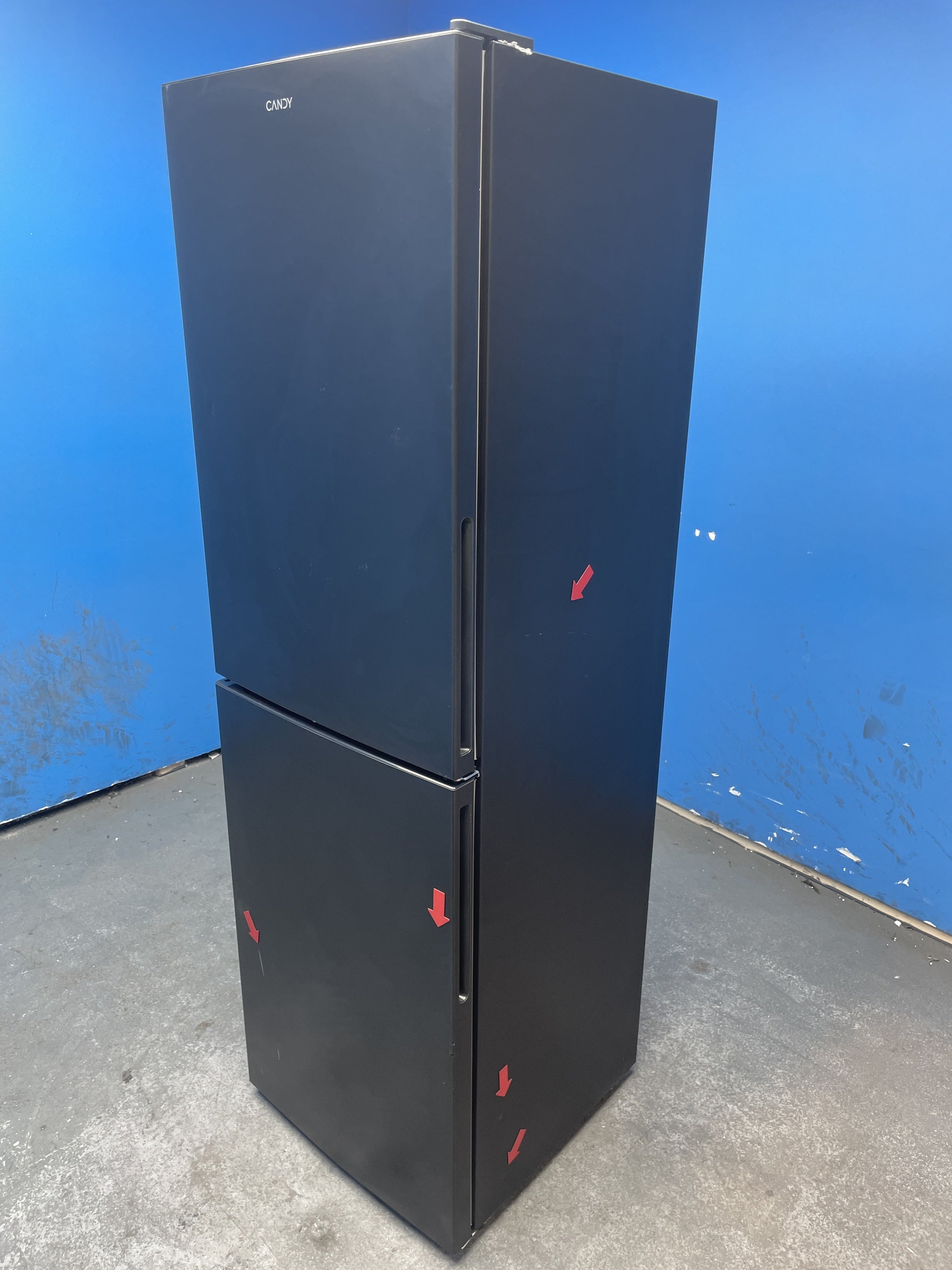 #GRC-158-406 - Candy CCT3L517EBK 55cm Slim Low Frost Fridge Freezer