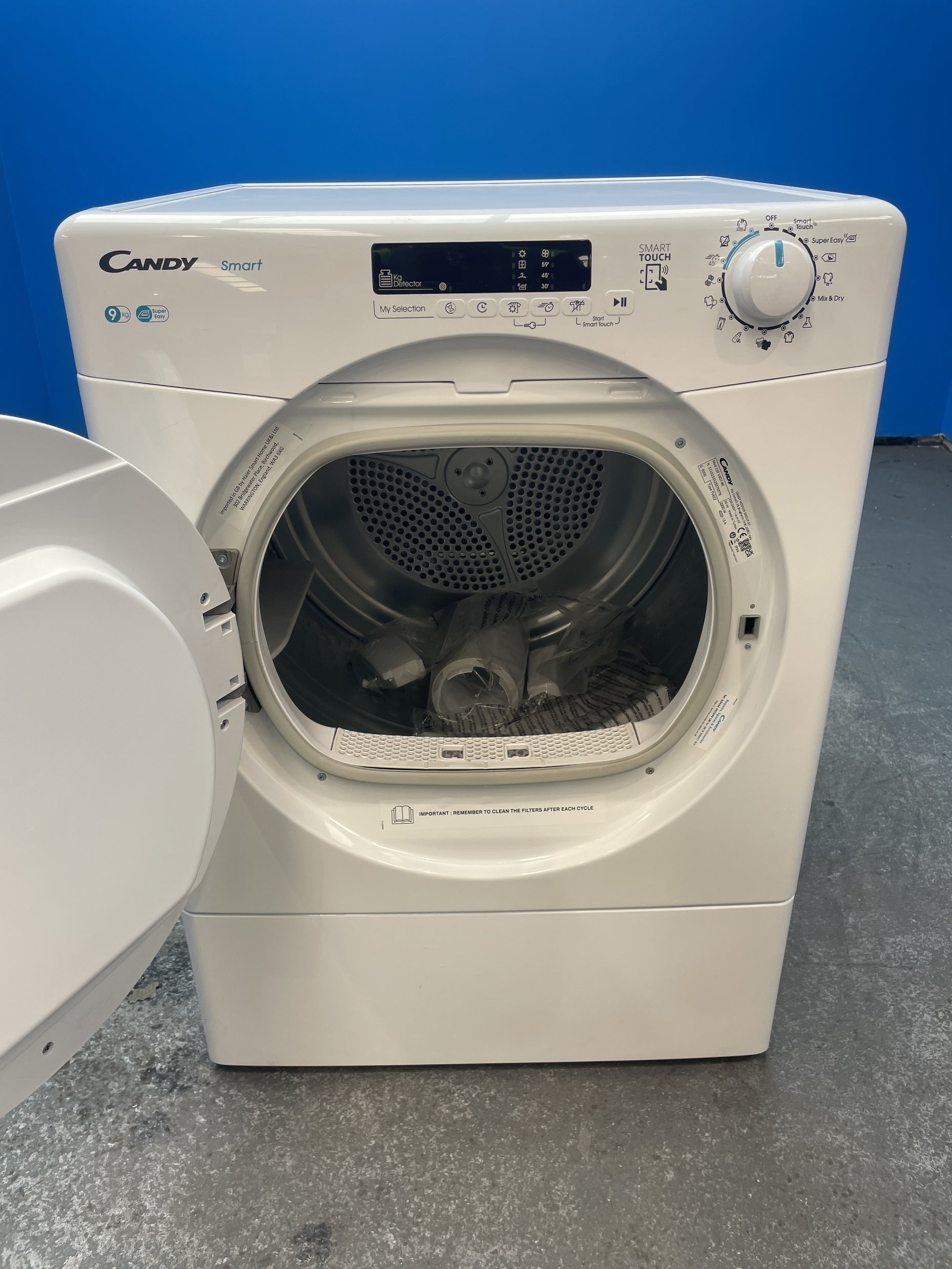 #GRC-154-311 - Candy CSEV9DF 9kg Vented Smart Tumble Dryer