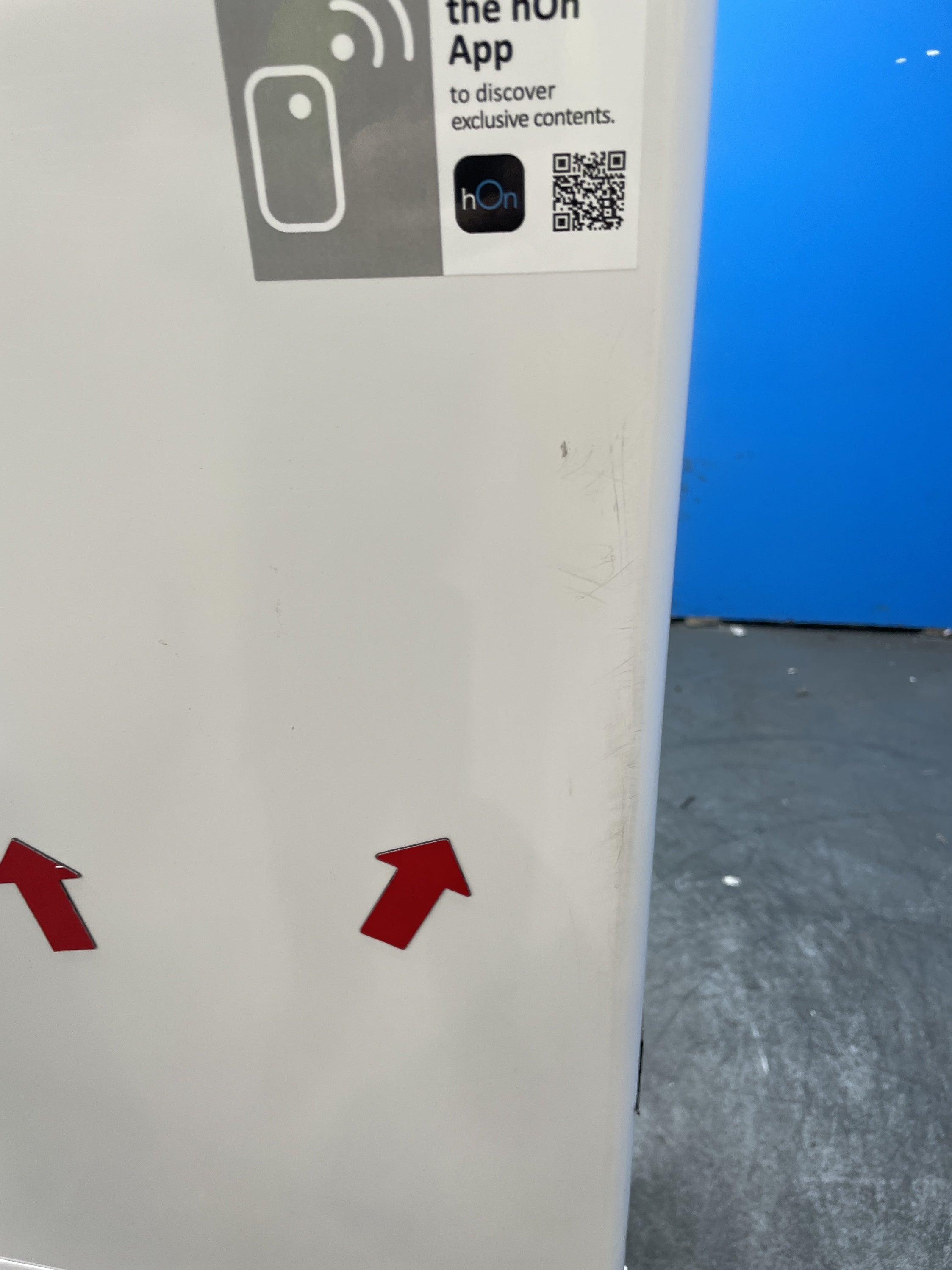#GRC-155-585 - Candy CCH1S135EWK 55cm 185 Litre Combi Fridge Freezer