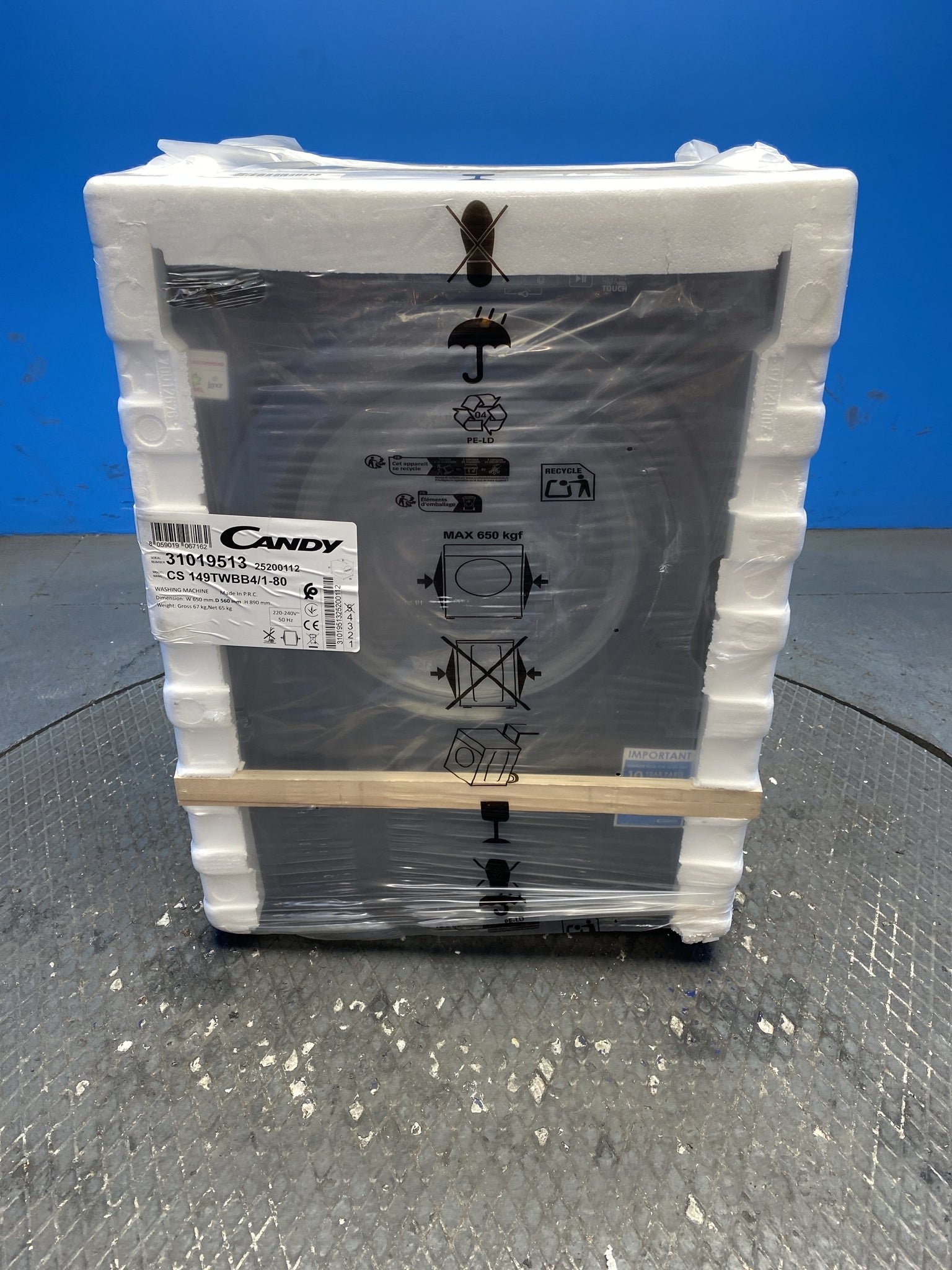 Candy CS149TWBB4 9kg 1400 Spin Washing Machine