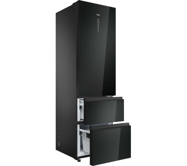 Haier 205cm No Frost Fridge Freezer – Obsidian Black