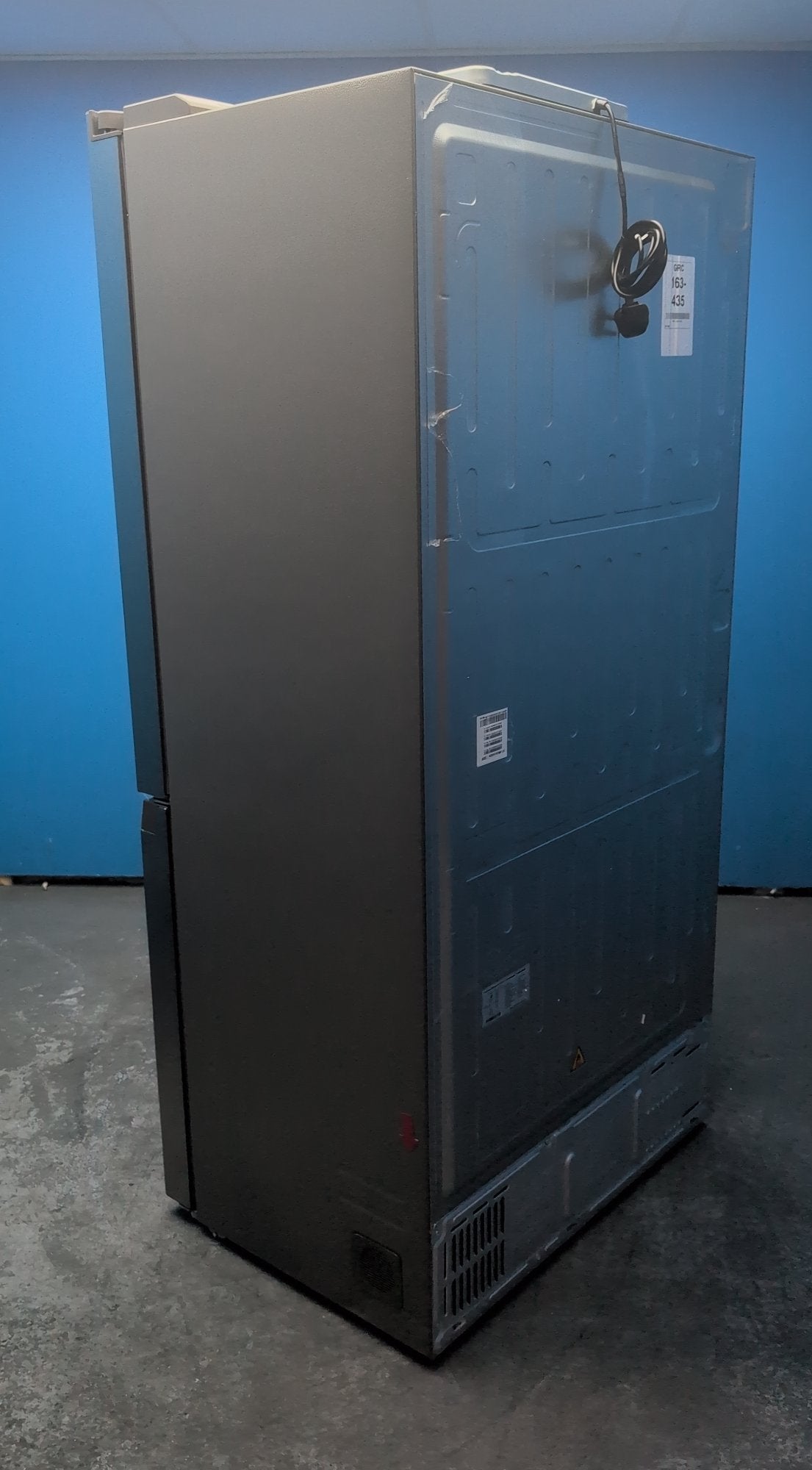 #GRC-163-435 - Haier American Style Fridge Freezer – 528L, Platinum Inox