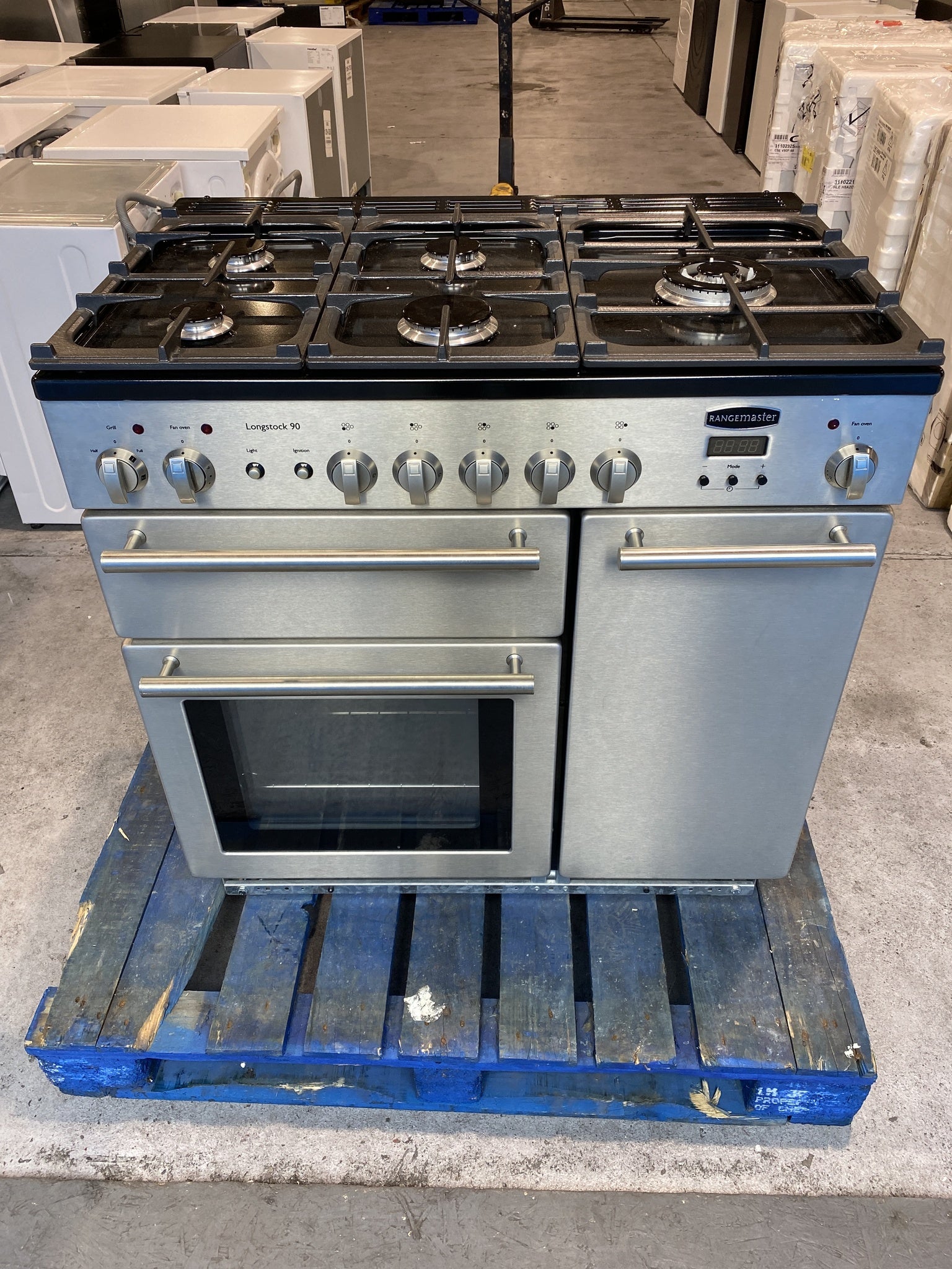 Rangemaster Longstock Deluxe 90cm Dual Fuel Range Cooker