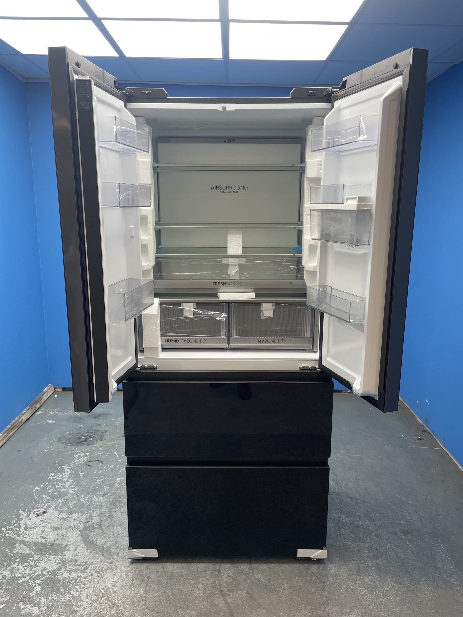 #GRC-154-898 - Haier HFKR7819DWGB SpaceFit Series 7 Multi-Door Fridge Freezer