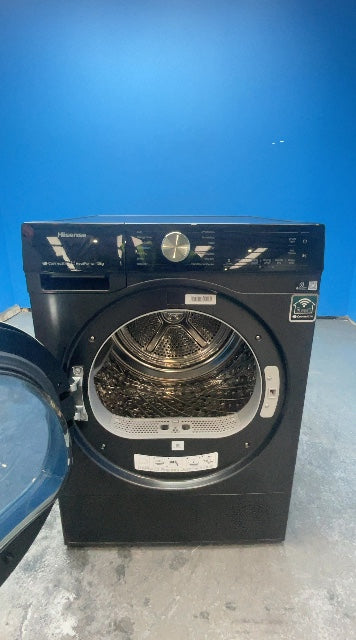#GRC-158-037 - Hisense 10kg Heat Pump Tumble Dryer – Black, A+++ Energy Rating