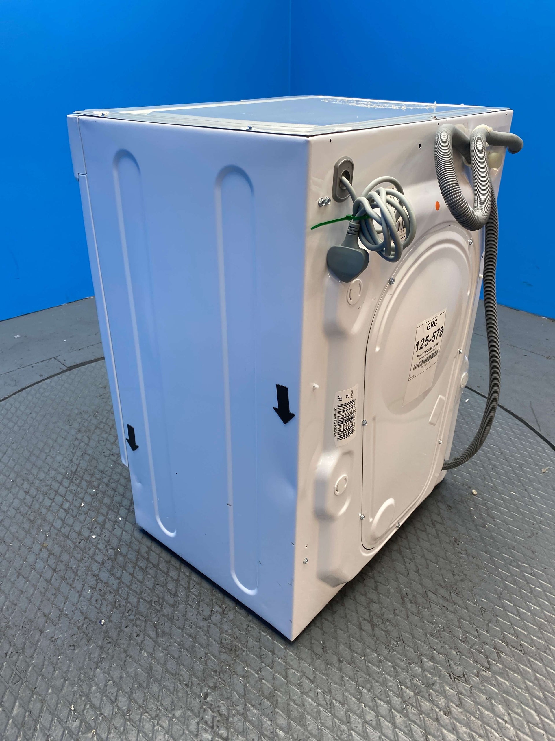 Haier HWQ90B416FWB Series 4 Integrated 9kg 1600 Spin Washing Machine