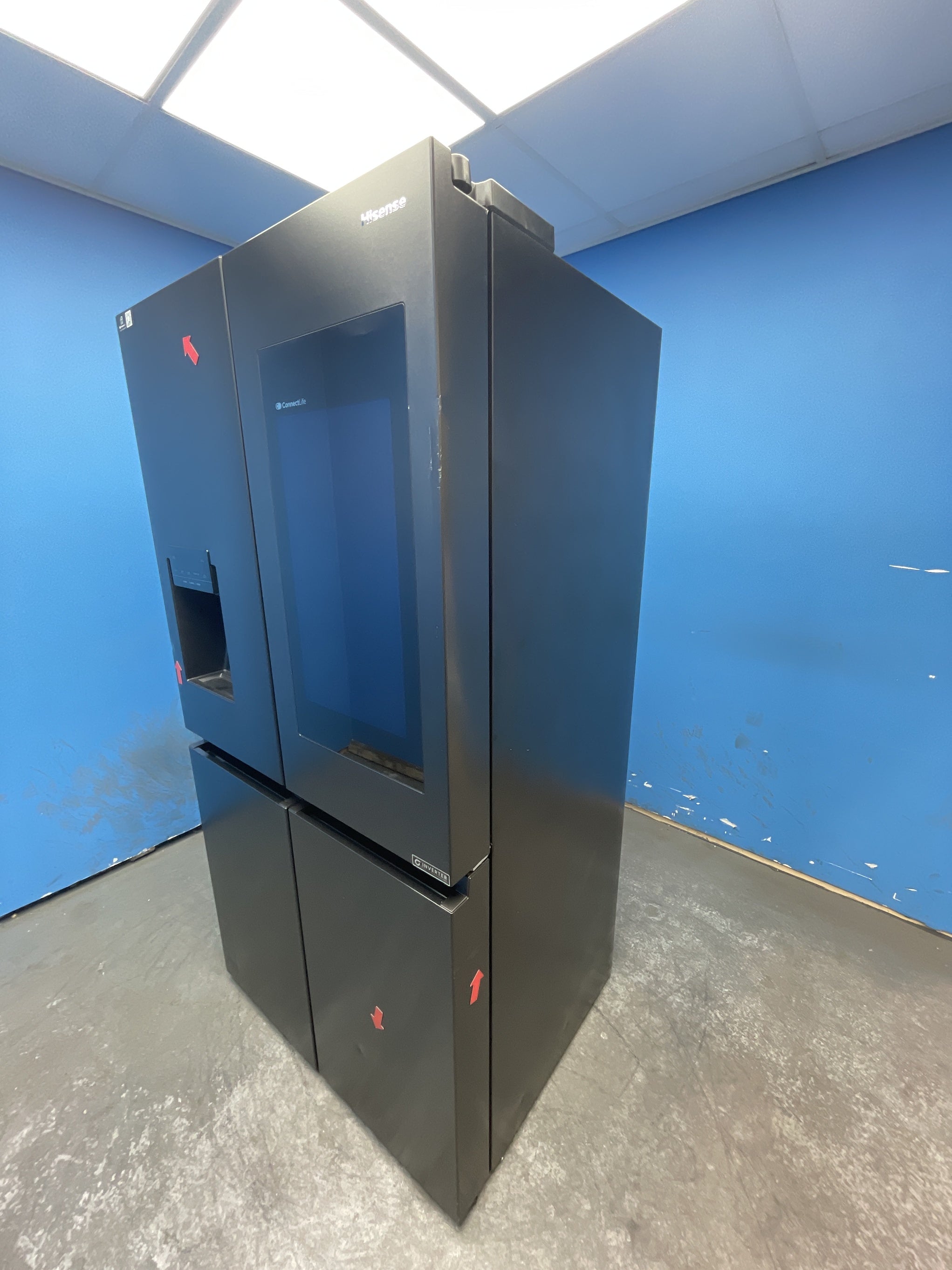 #GRC-161-886 - Hisense PureFlat RQ760N4IFE American Style Fridge Freezer