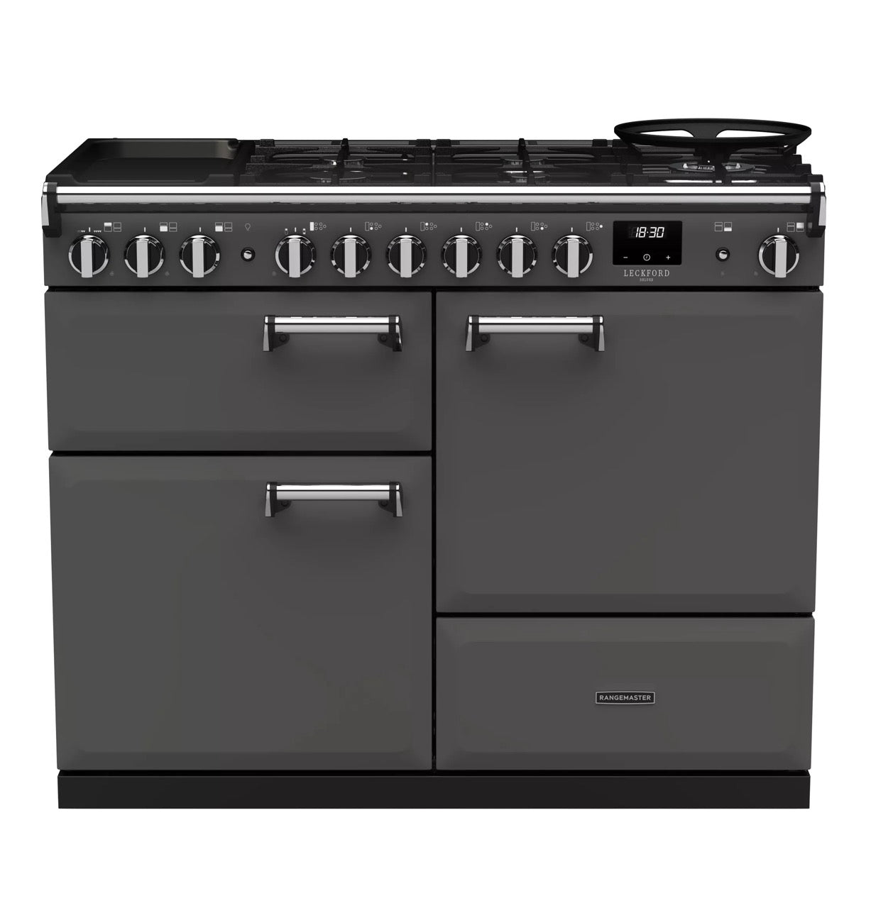 Rangemaster Leckford Deluxe 110cm Dual Fuel Range Cooker – Renew 2 U