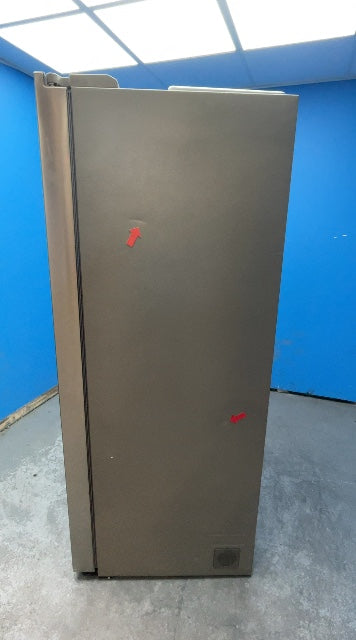 #GRC-163-433 - Haier American Style Fridge Freezer – 601L, Stainless Steel