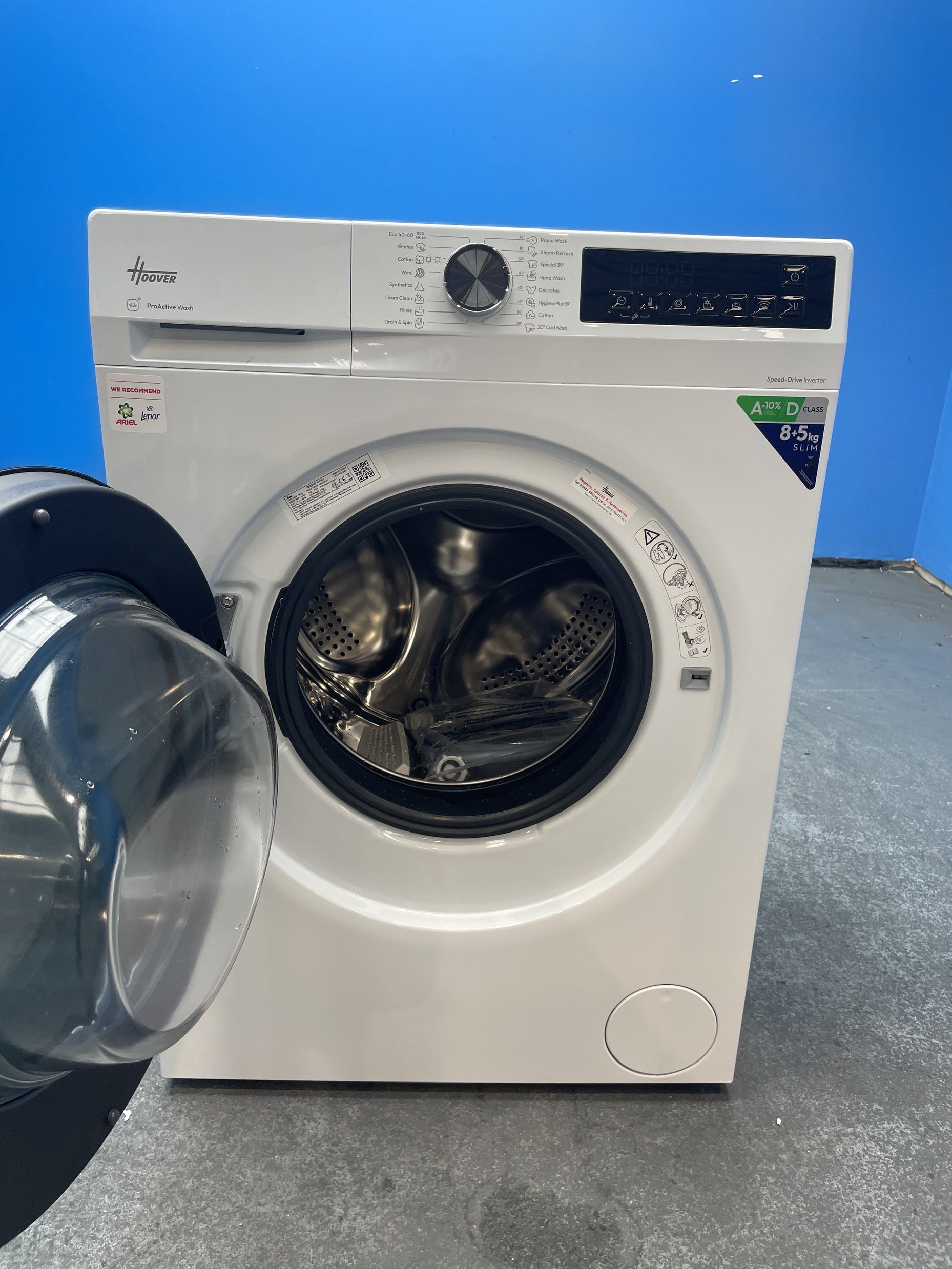 #GRC-159-695 - Hoover HBWR 485SB6-80 Pro Wash Series 3 8/5kg 1400rpm Washer Dryer