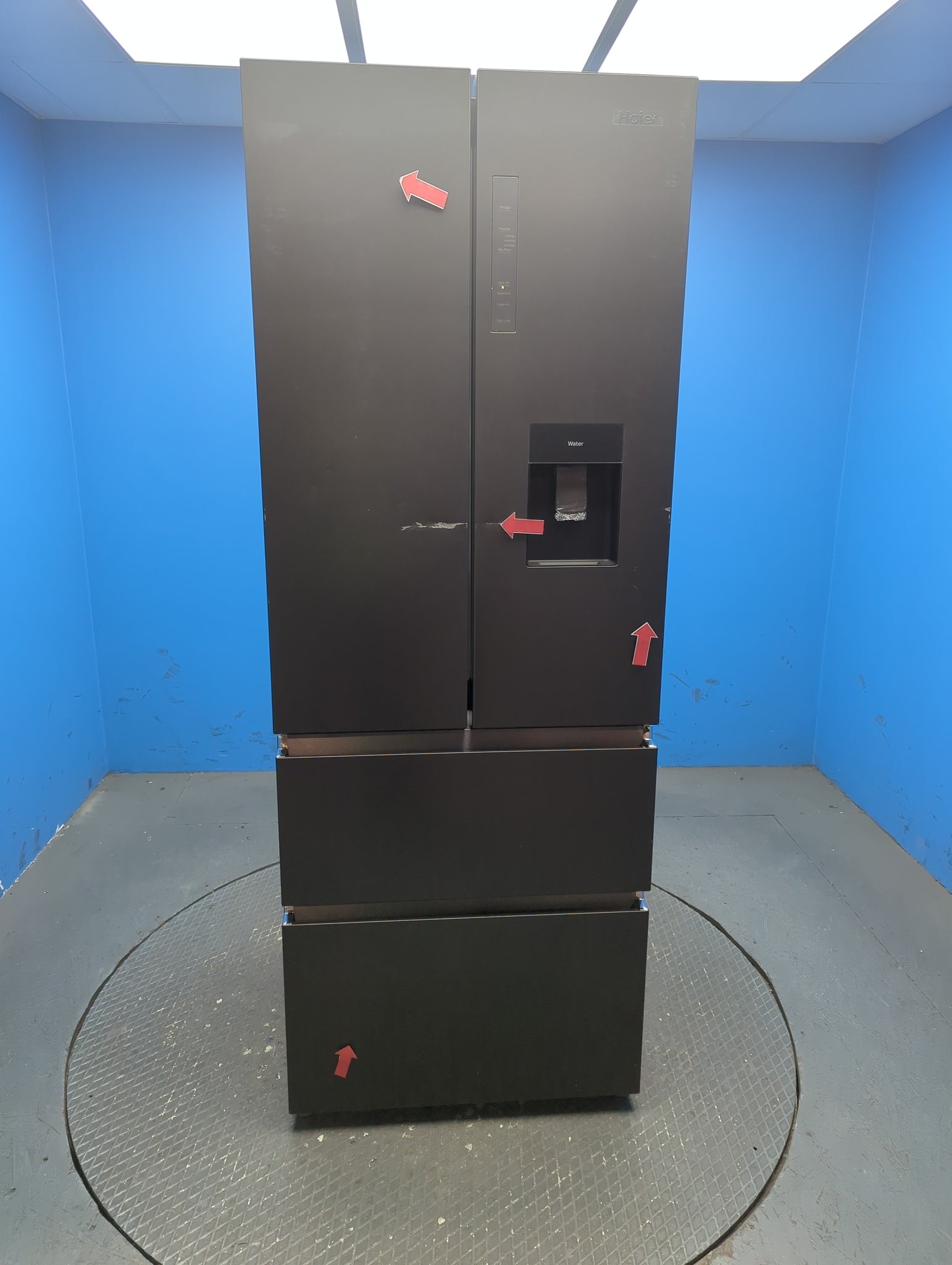 Haier HFR5719EWPB French Door Series 5 444 Litre Fridge Freezer