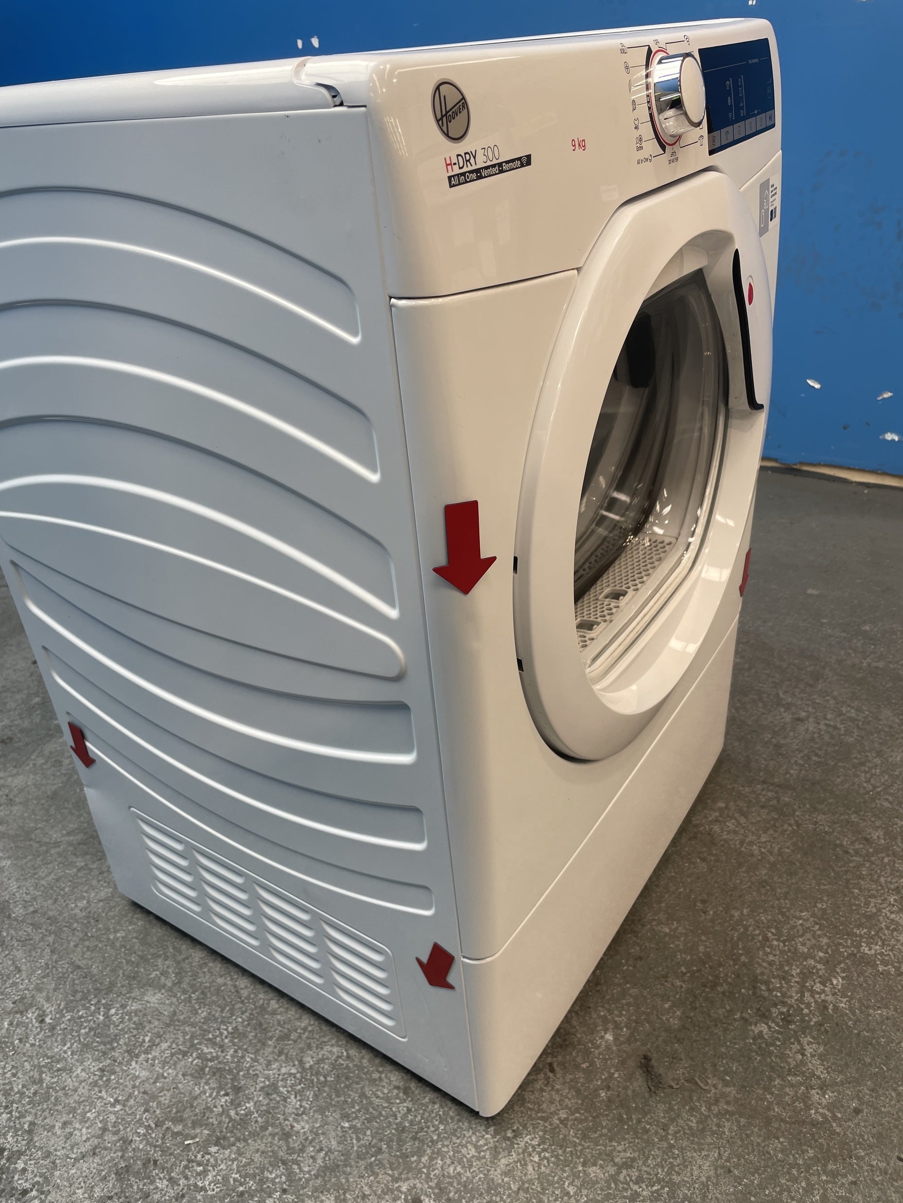 #GRC-157-171 - Hoover HLE V9TG 9kg Vented Tumble Dryer