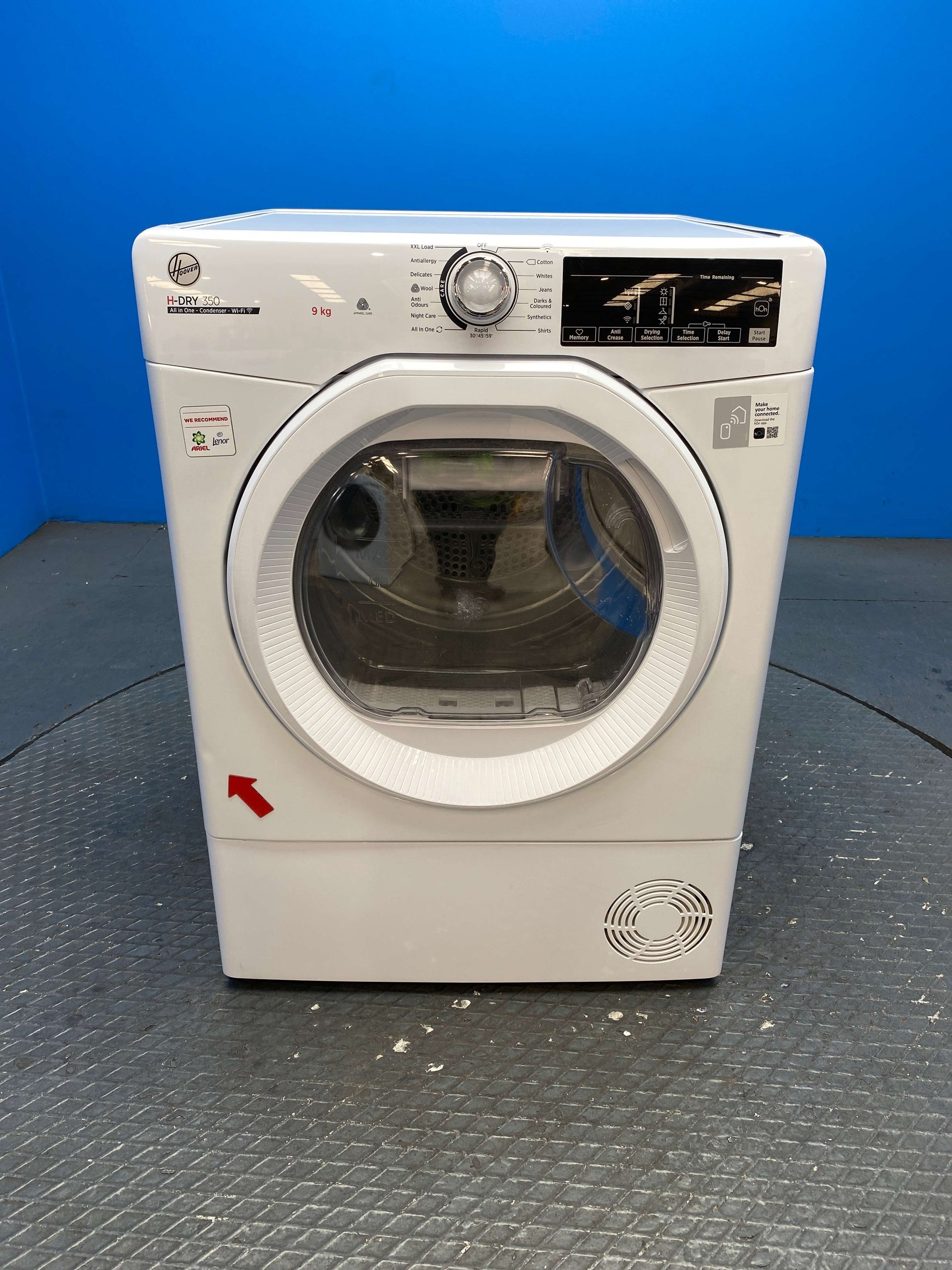 Hoover HREC9TE 9kg Condenser Tumble Dryer with Wi-Fi