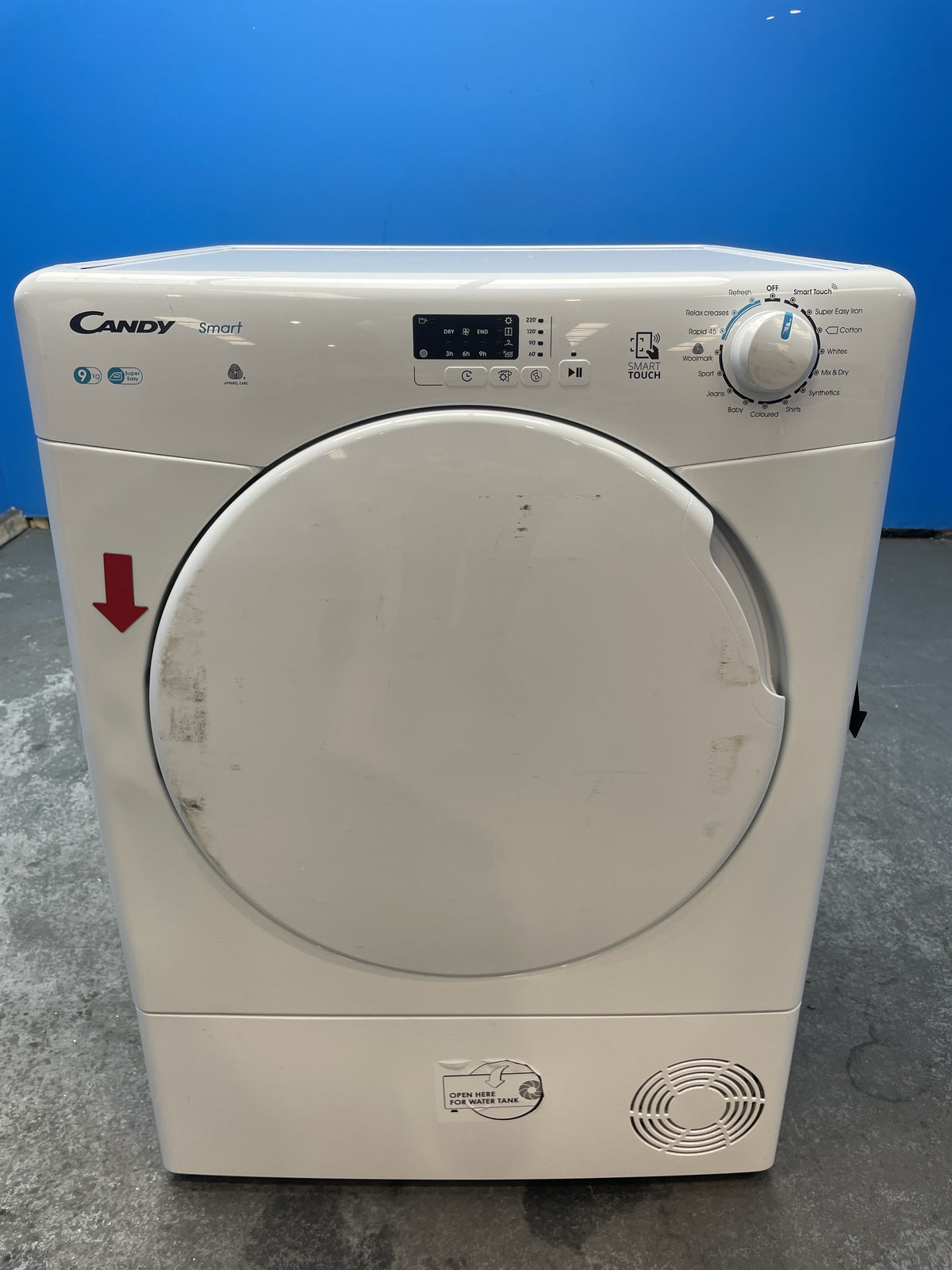 #GRC-163-138 - Candy CSEC9LF-80 9kg Vented Tumble Dryer