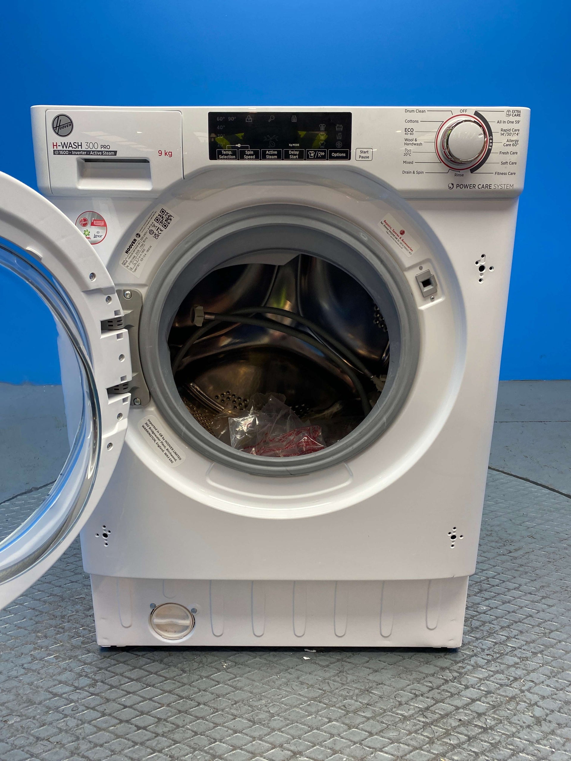 Hoover HBWOS69TAME 9kg 1600 Spin Built In Washing Machine