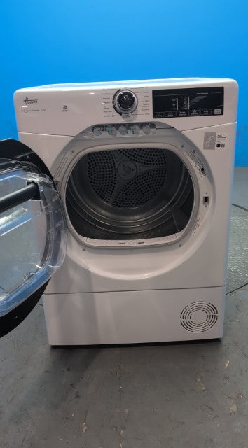 #GRC-162-799 - Hoover 9kg Condenser Tumble Dryer – WiFi Connected, White, B Energy Rating