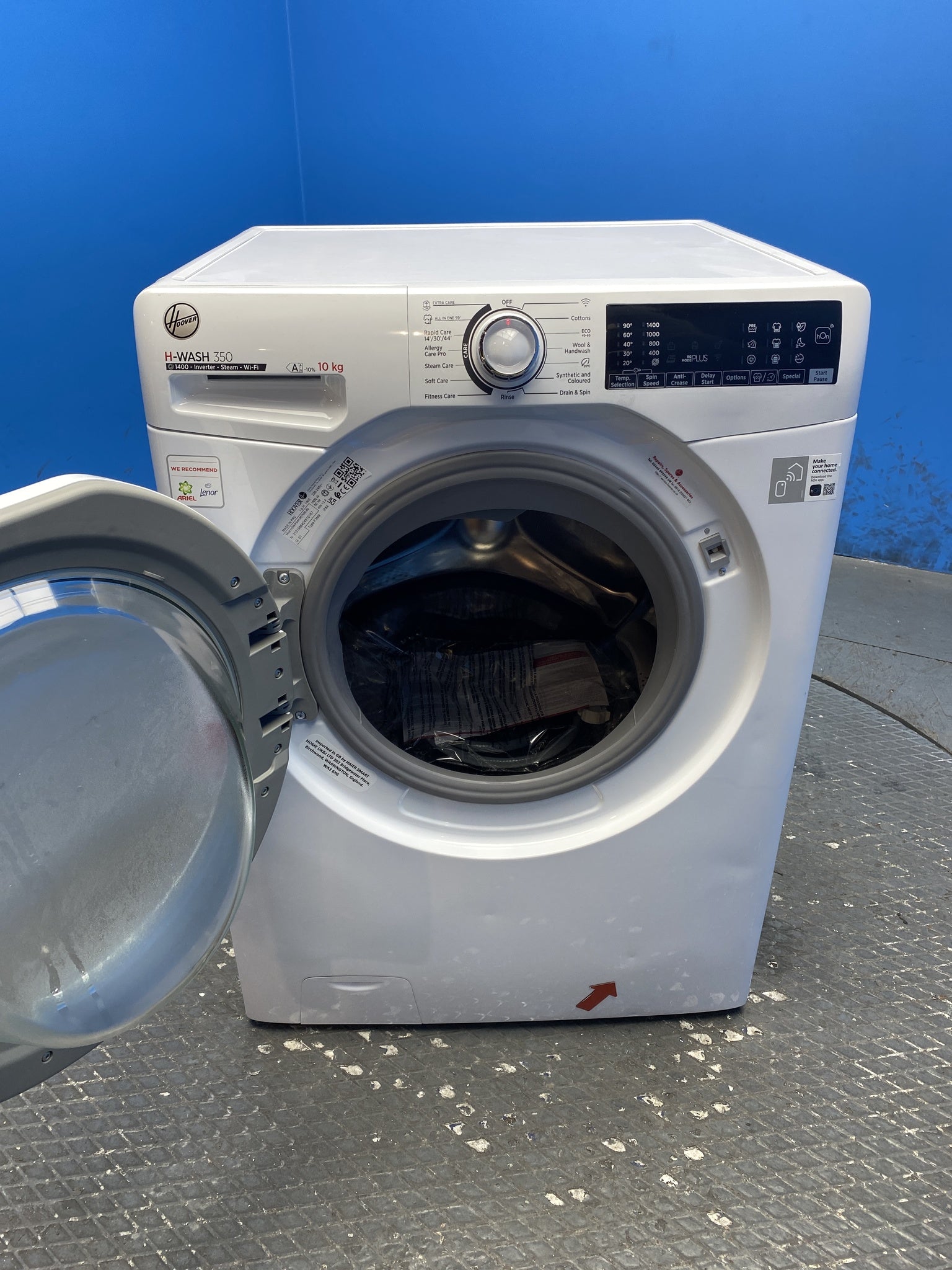 Hoover H3WPS4106TM6 10kg 1400 Spin Washing Machine