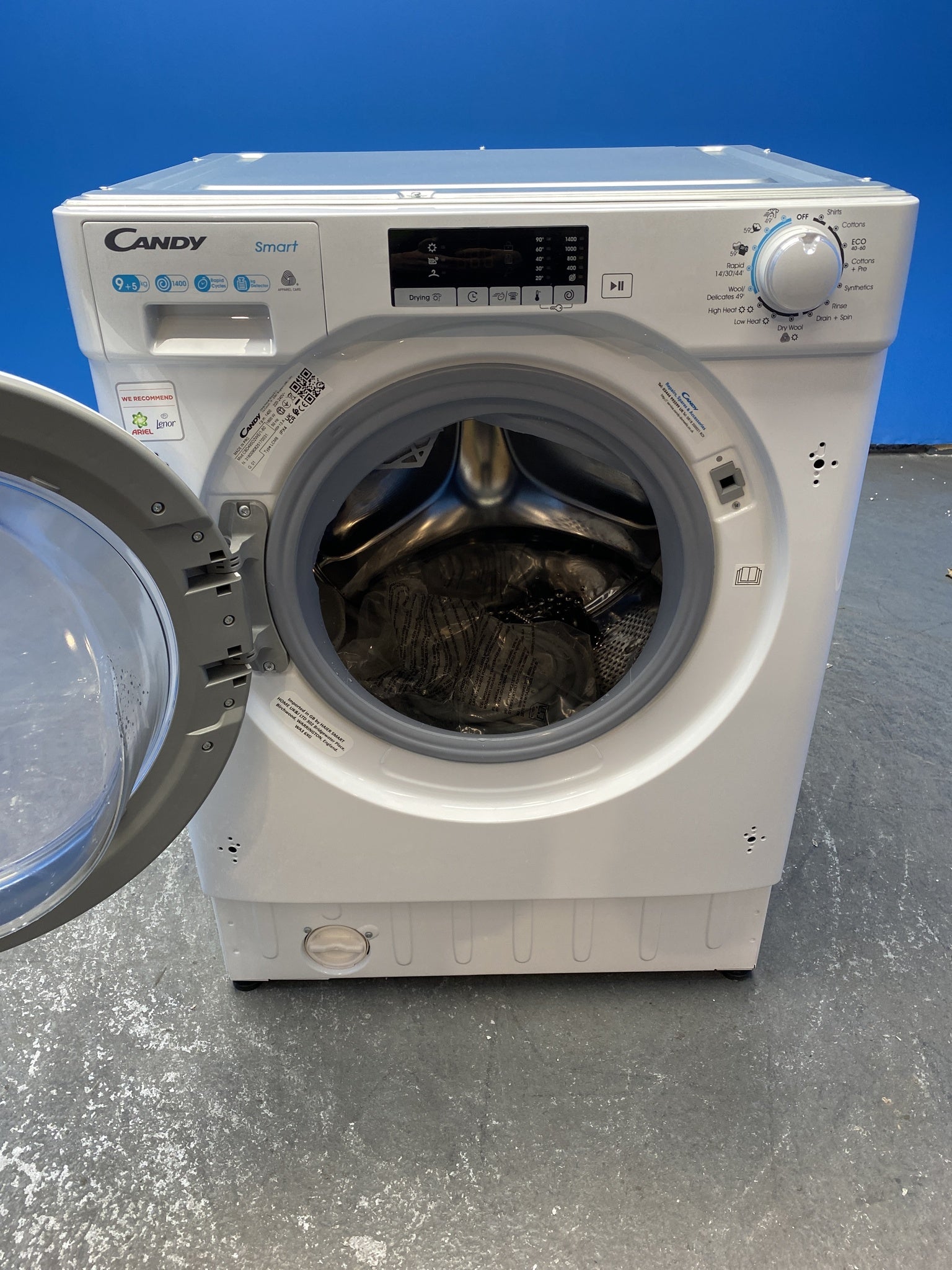 Candy CBD495D2WE Integrated 9kg / 5kg 1400 Spin Washer Dryer