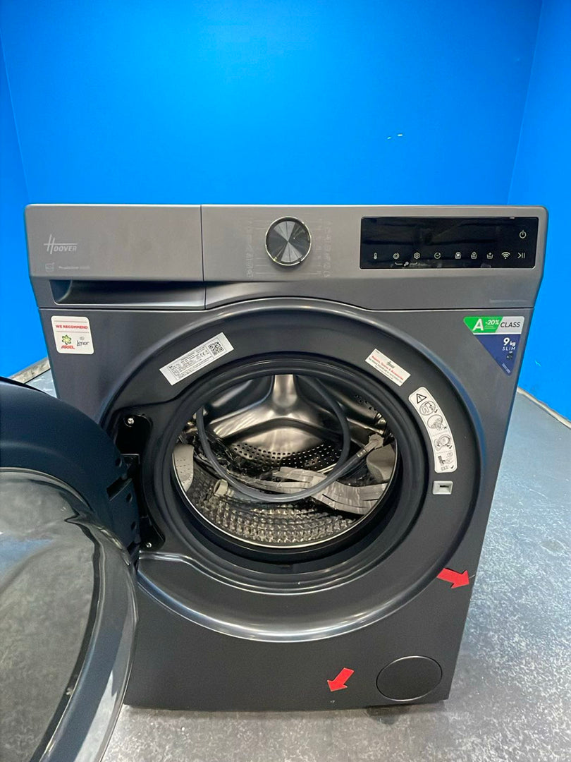 #GRC-157-299 - Hoover 9kg 1400rpm Washing Machine – ProActive Wash, KG Mode Sensor, Graphite