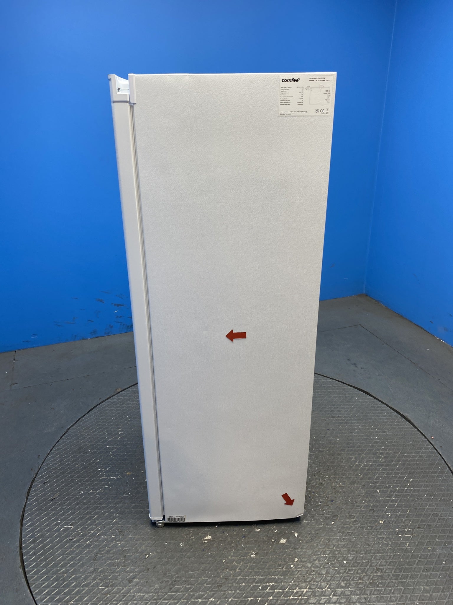 COMFEE' RCU160WH2UK(E) 160L Tall Upright Freezer