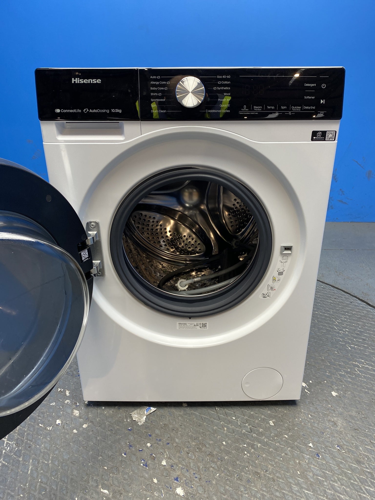 Hisense WF5S1045BW 10.5kg 1400 Spin Washing Machine