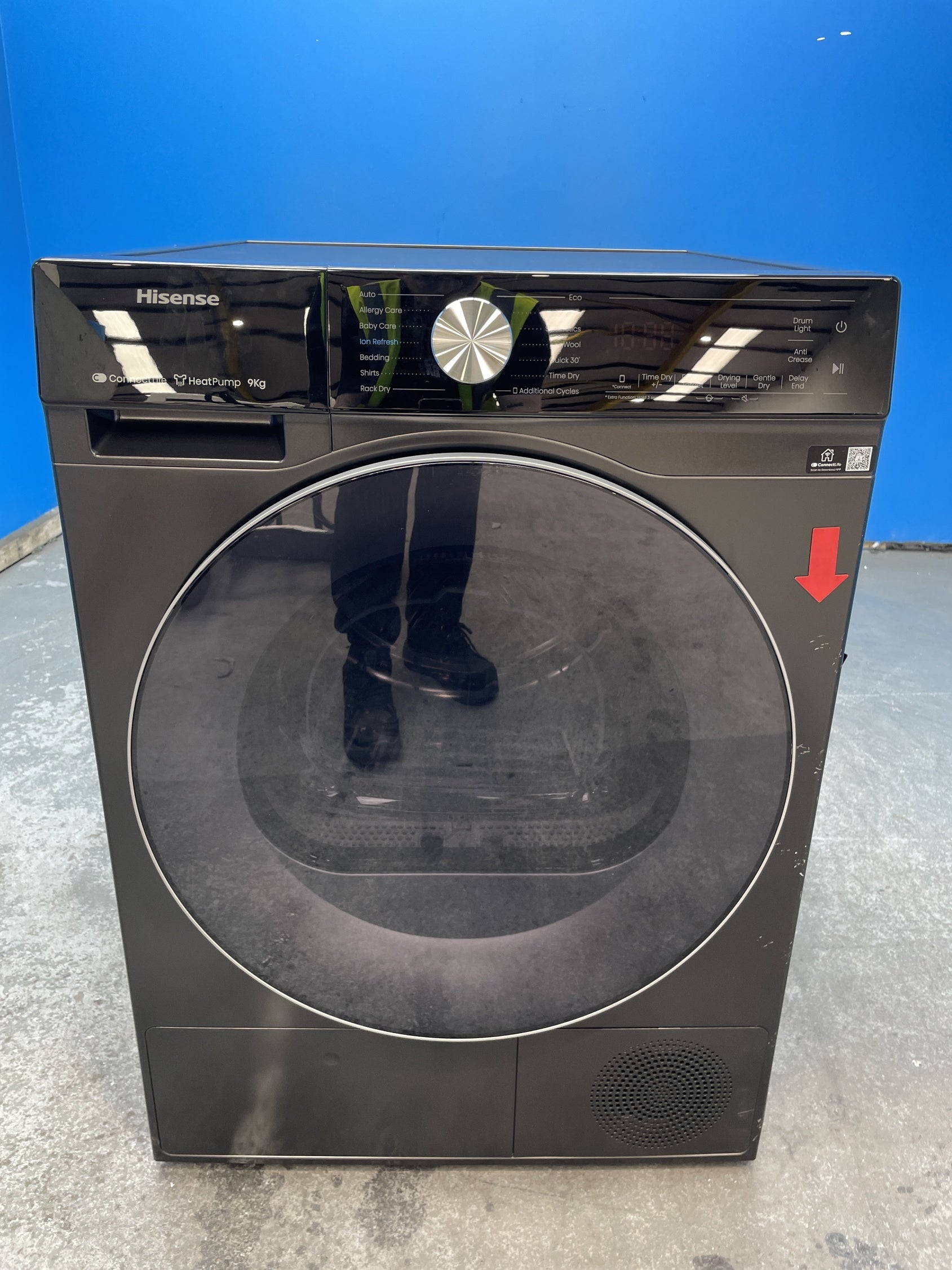 #GRC-159-626 - Hisense DH5S902BB 9kg Heat Pump Tumble Dryer