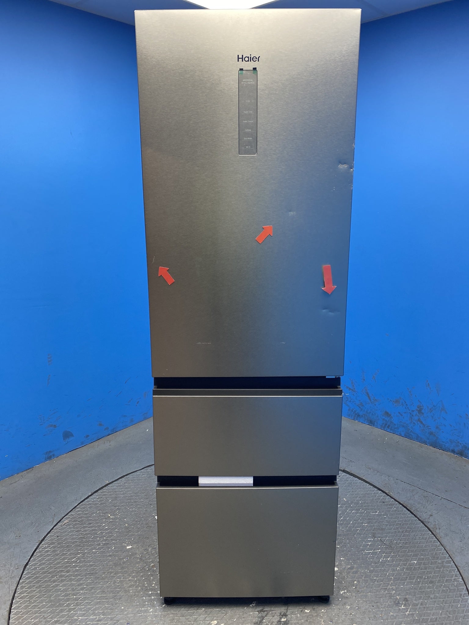 Haier HTW5618ENMG Series 5 360 Litre Combi Fridge Freezer