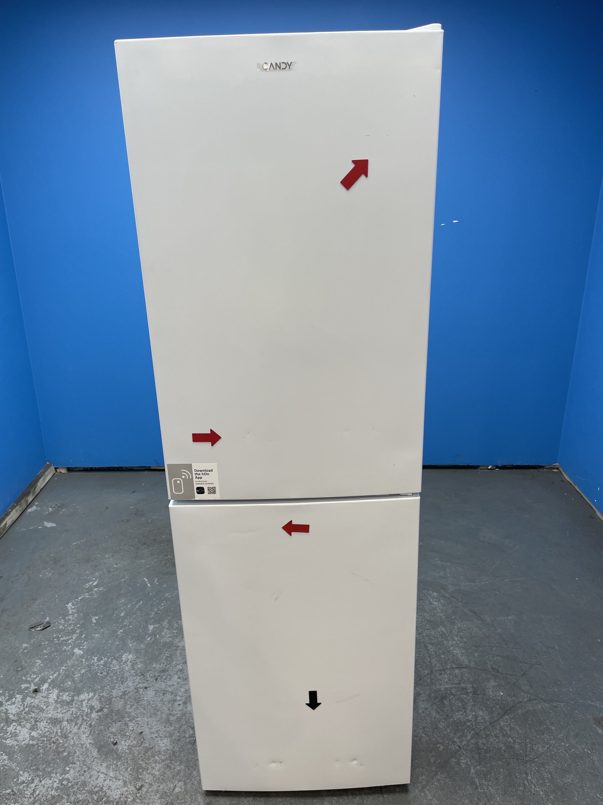 #GRC-155-065 - Candy CCT3L517EWK 252 Litre Combi Fridge Freezer