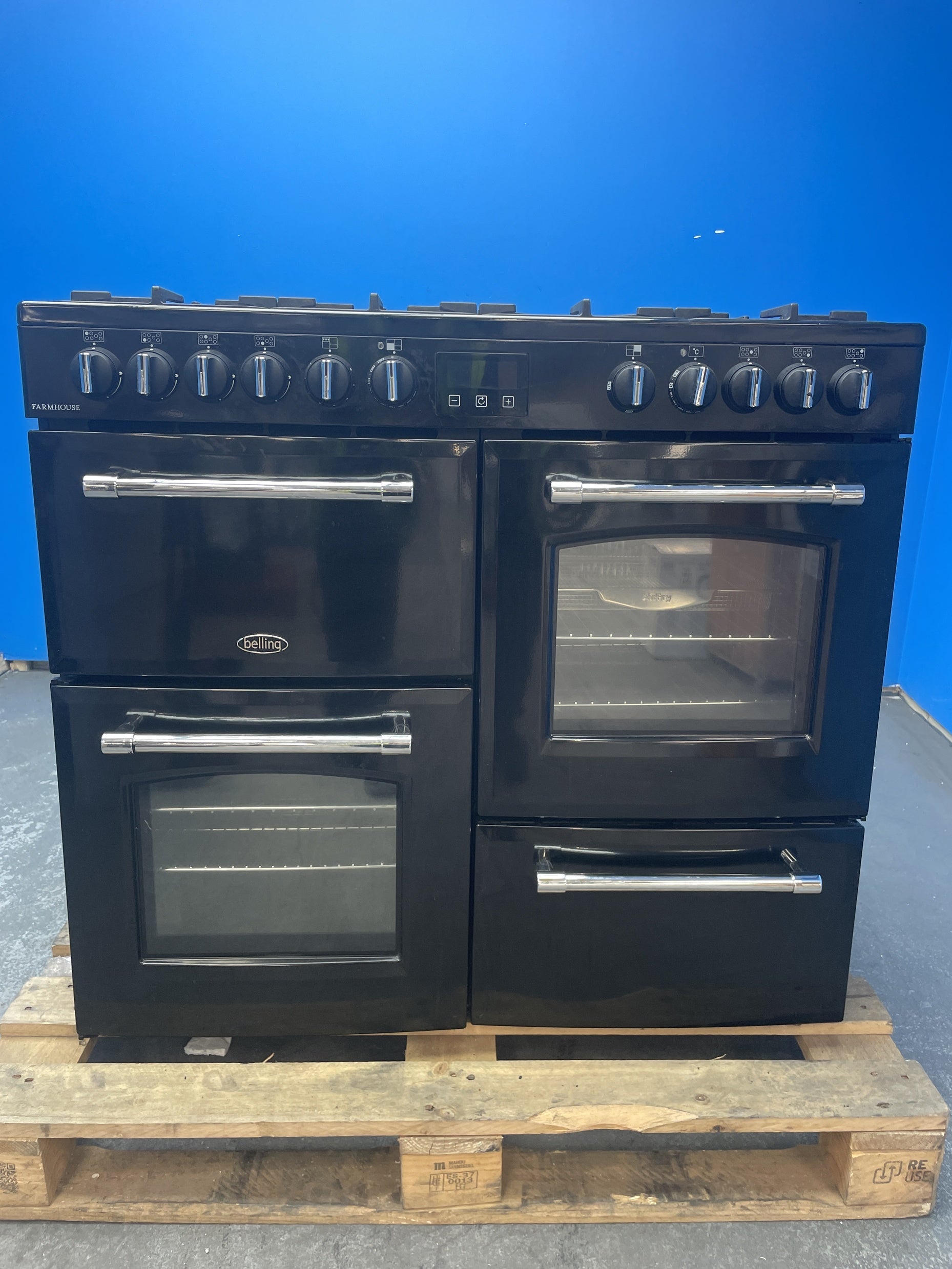 #GRC-159-428 - Belling Farmhouse 100cm Dual Fuel Range Cooker