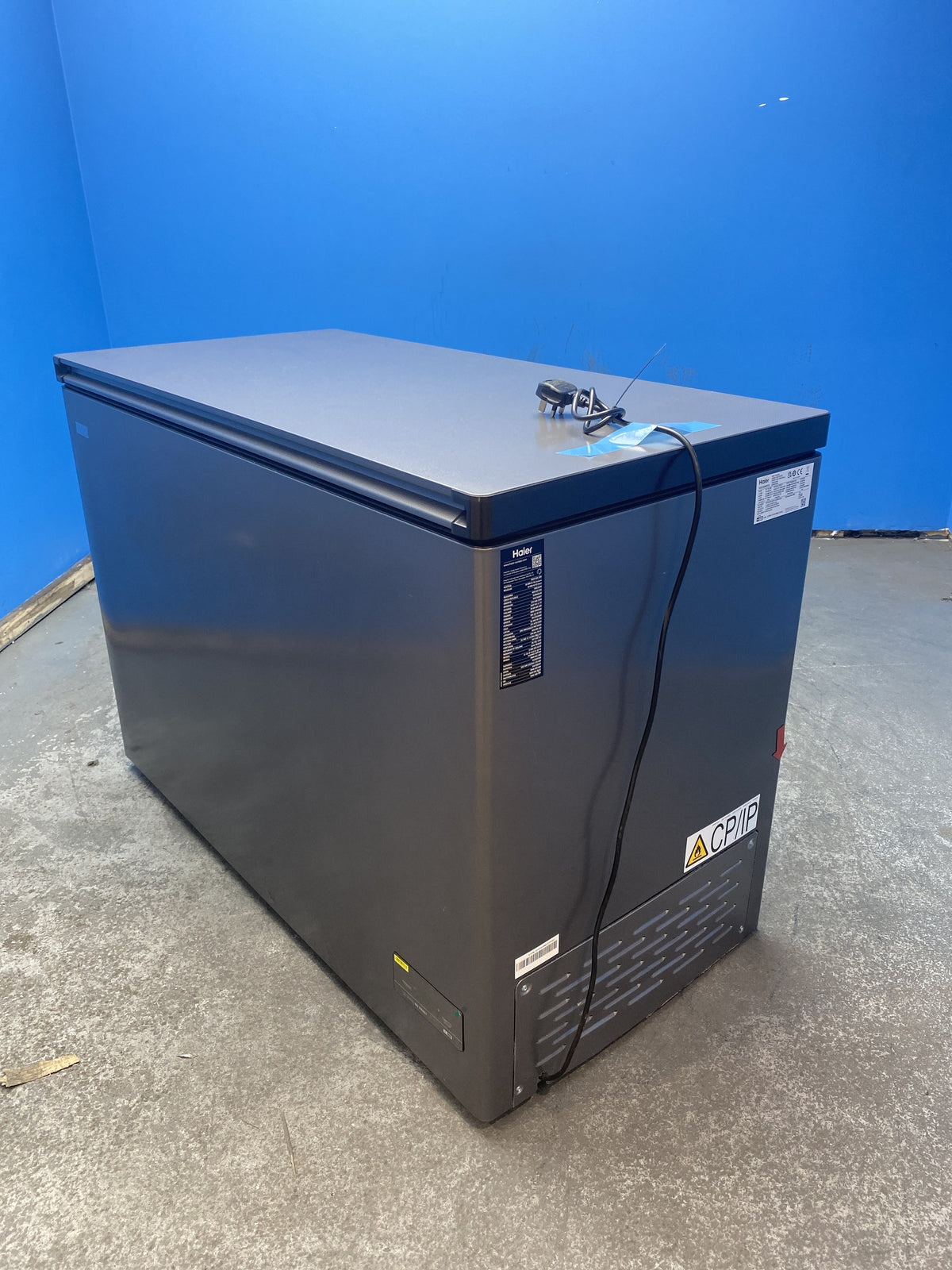 #GRC-163-418 - Haier Series 7 294L Chest Freezer – Total No Frost, InstaSwitch, Grey