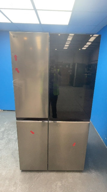 #GRC-163-518 - LG American Style Fridge Freezer – 655L, Prime Silver, Total No Frost