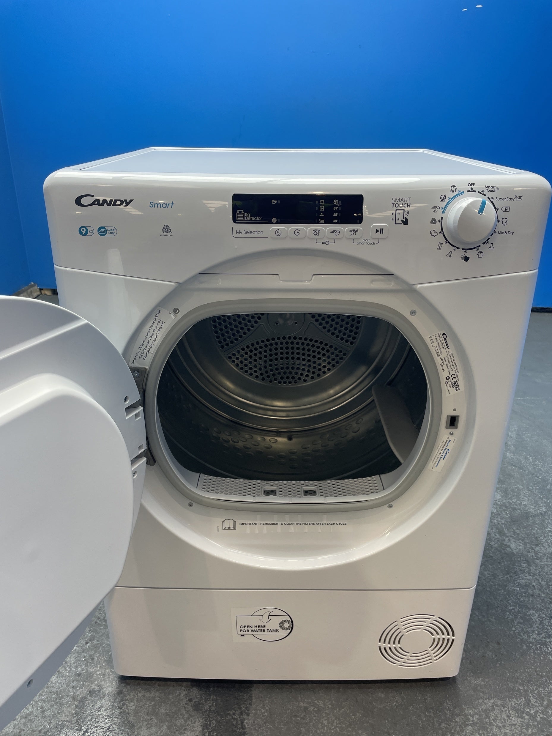 #GRC-161-892 - Candy CSE C9DF 9kg Condenser Smart Pro Tumble Dryer