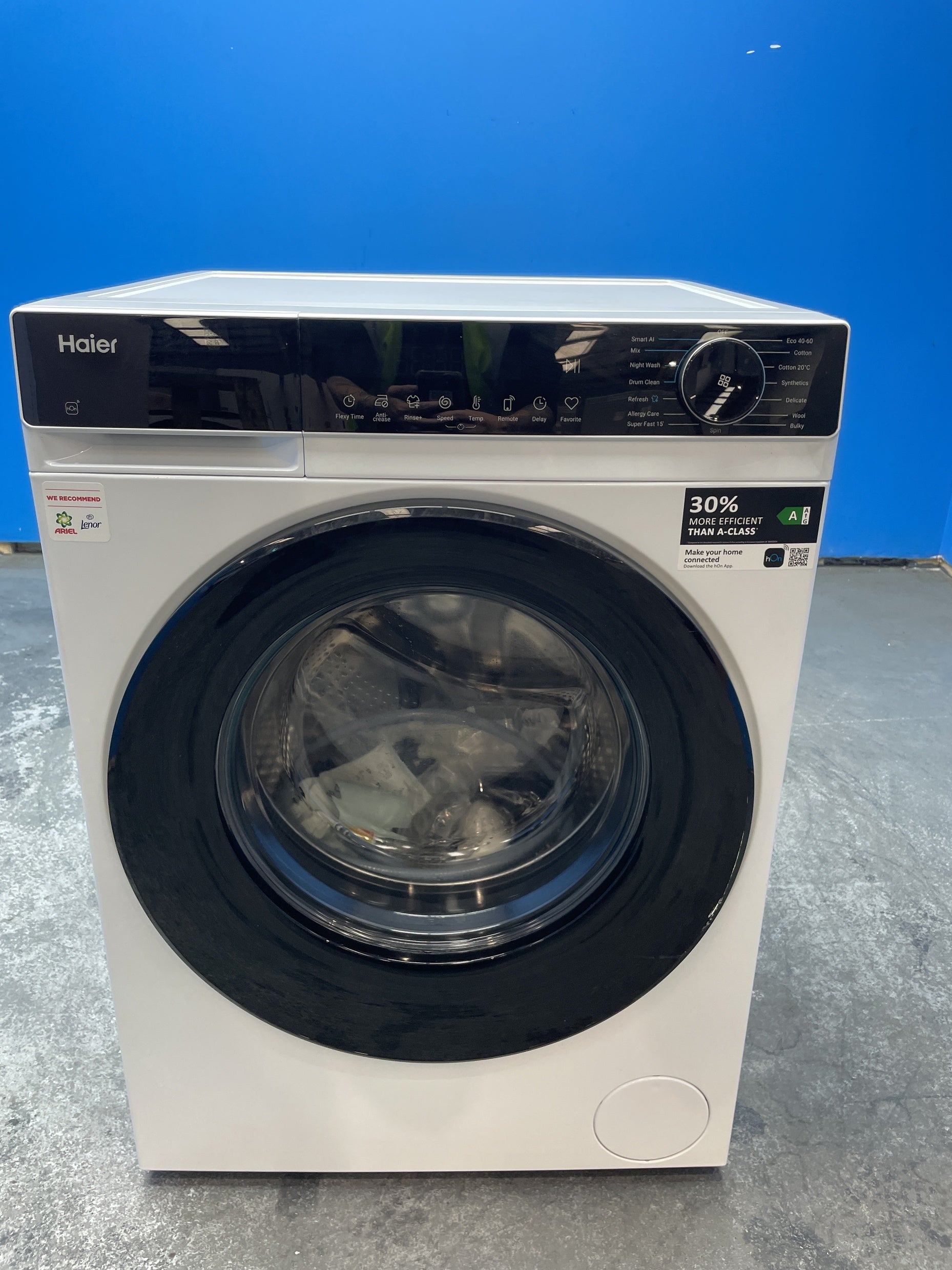 #GRC-163-470 - Haier X Series 5 11kg 1400rpm Washing Machine – Smart Dual Spray, White