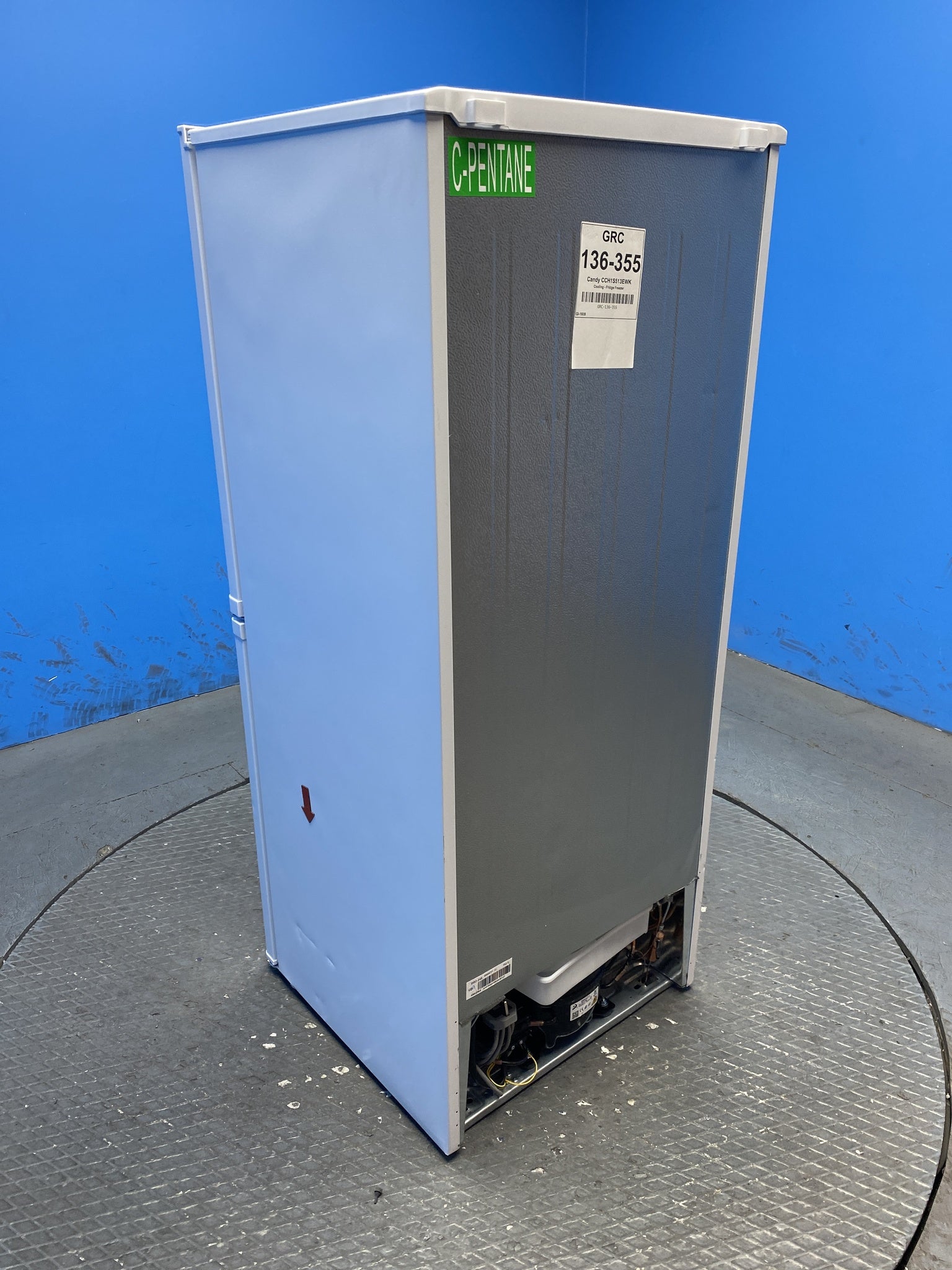 Candy CCH1S513EWK 185 Litre Combi Fridge Freezer