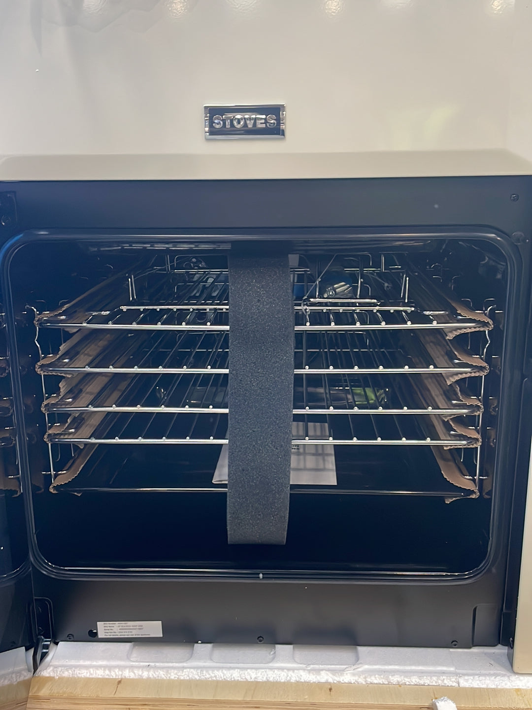 #GRC-164-298 - Stoves Richmond 110cm Quad Oven Dual Fuel Range Cooker – 196L, AirFry, Cream