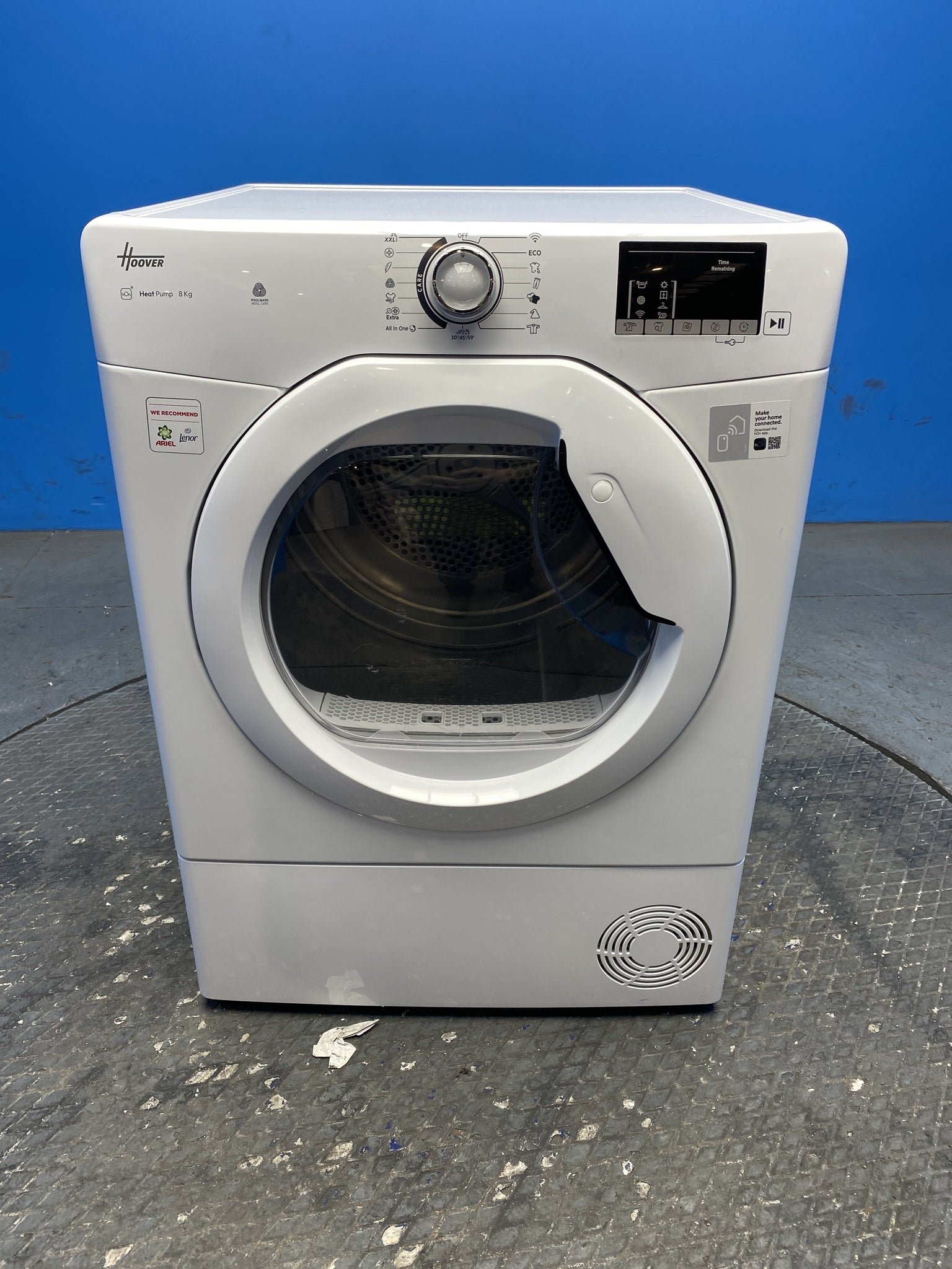 Hoover HLEH8A2DE 8kg Heat Pump Tumble Dryer