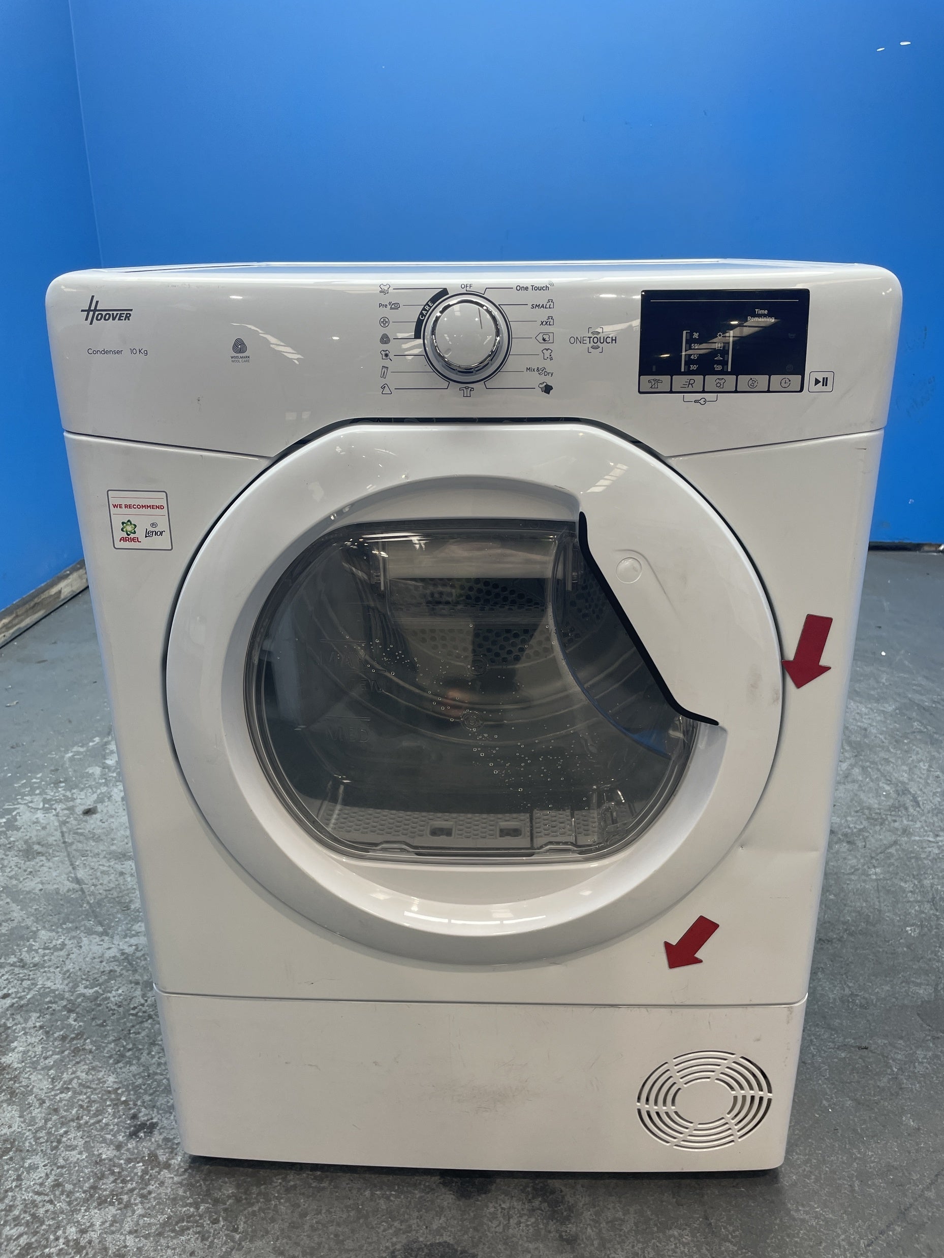 #GRC-162-663 - Hoover H-DRY 300 HLE C10DE-80 10kg Condenser Tumble Dryer