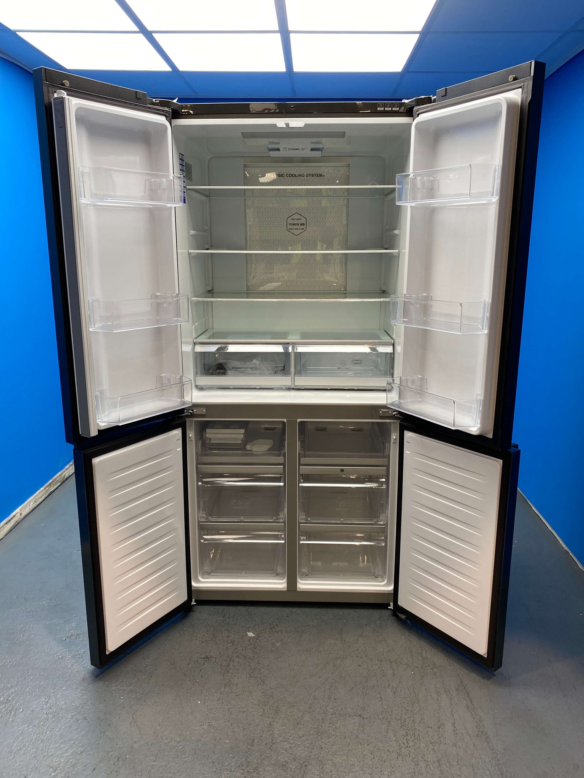Haier HTF-610DSN7 4 Door 628 Litre Combi Fridge Freezer