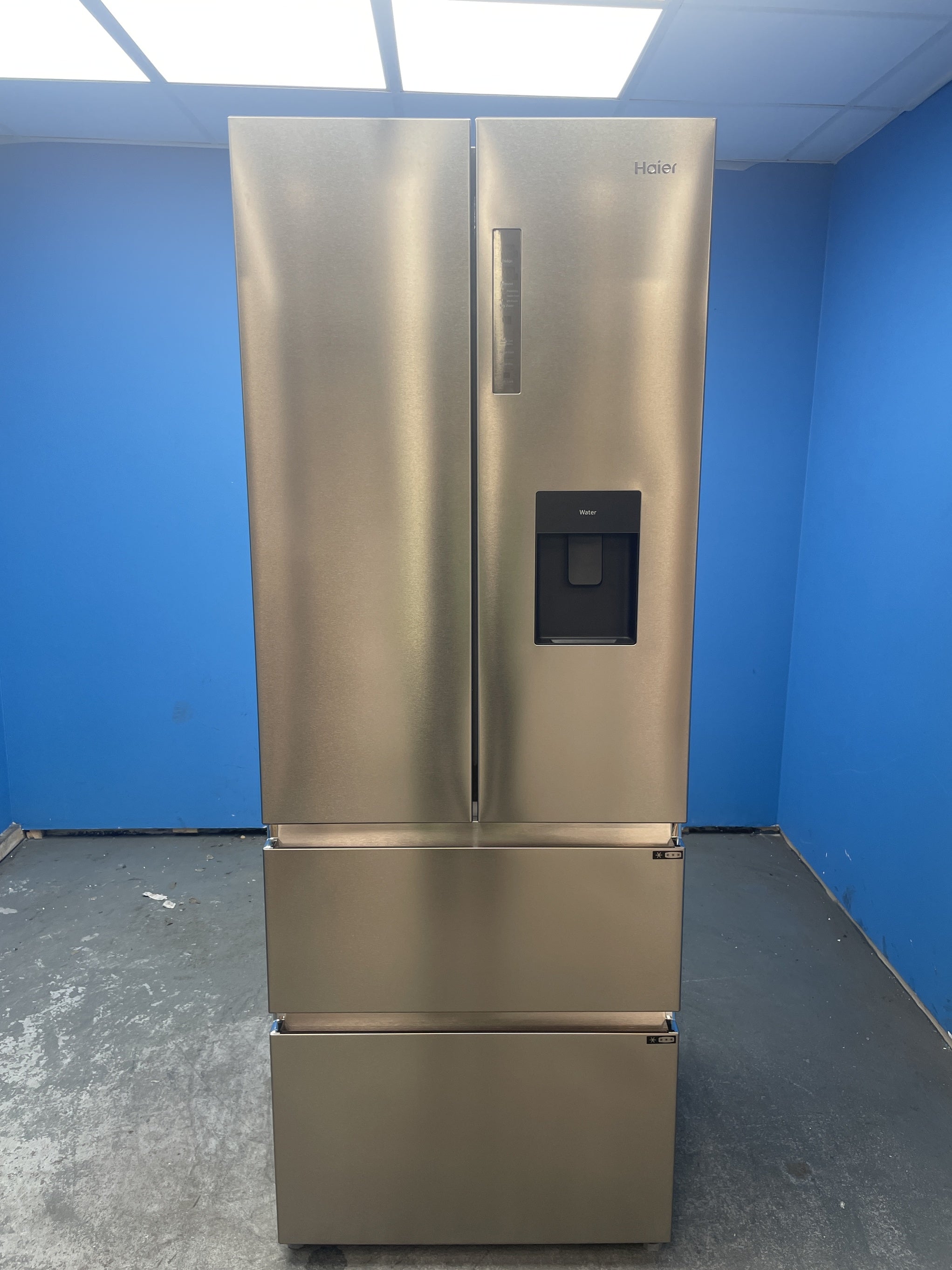 #GRC-160-115 - Haier HFR5719EWMP Series 5 French Door 444 Litre Fridge Freezer
