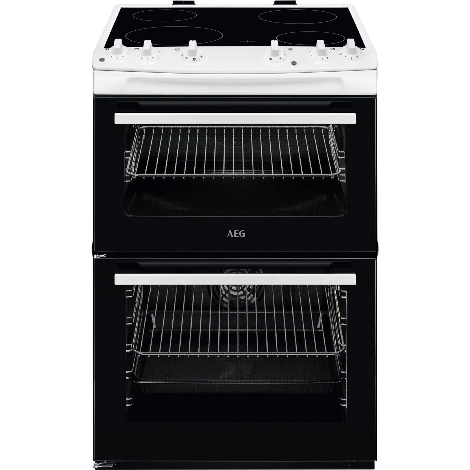AEG CCX6501ACW 60cm Double Oven Electric Cooker with Ceramic Hob – Renew 2 U