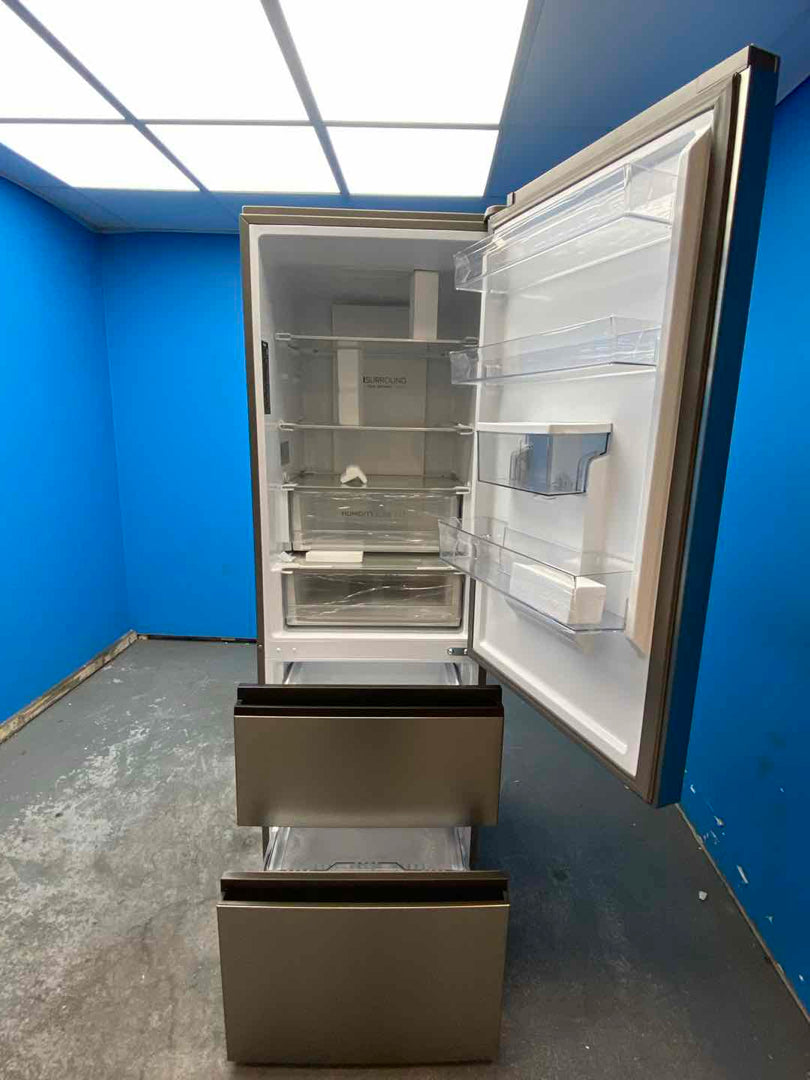 #GRC-160-597 - Haier HTW5618EWMG 357 Litre Combi Fridge Freezer