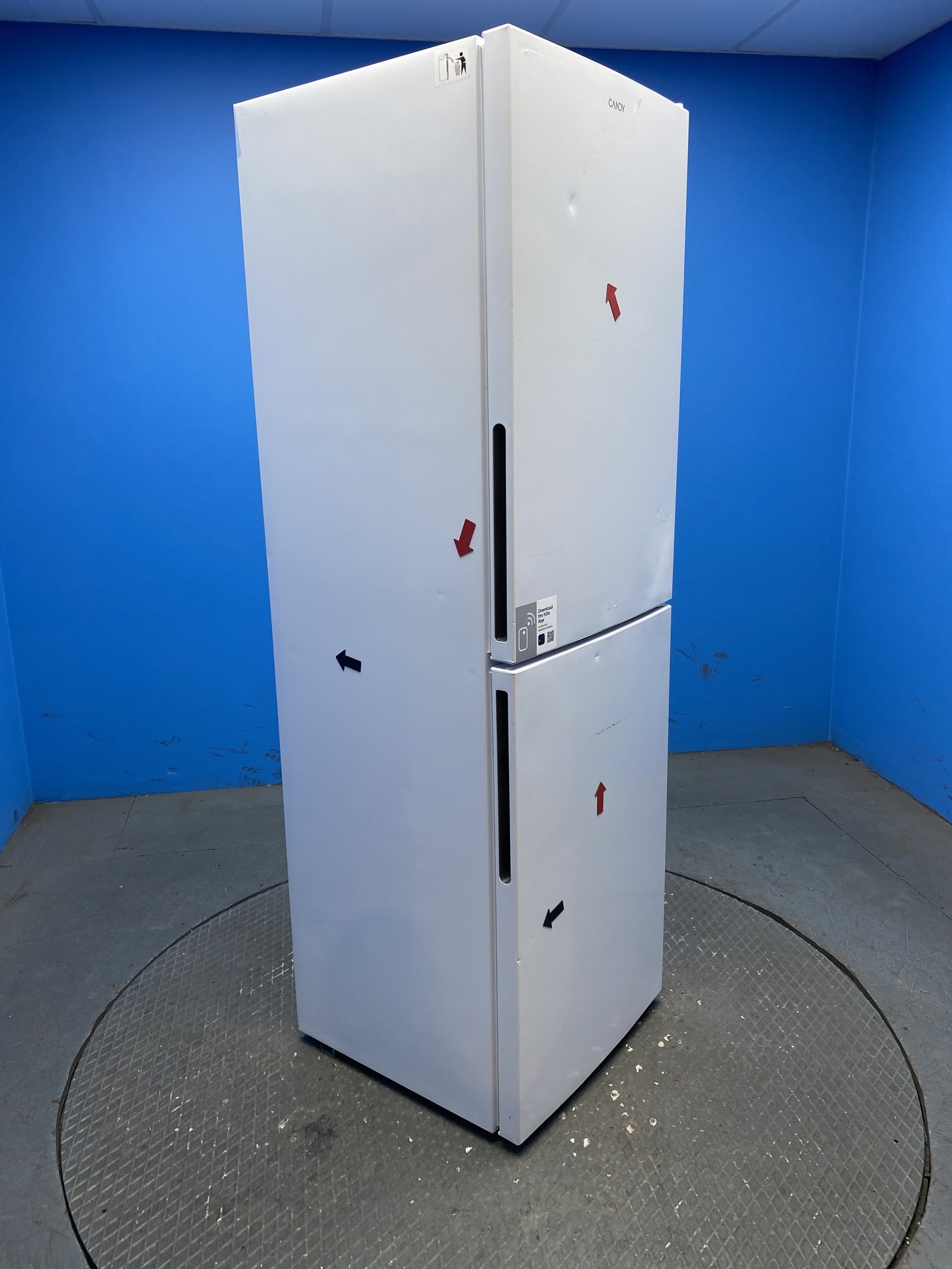 Candy CCT3L517EWK 252 Litre Combi Fridge Freezer