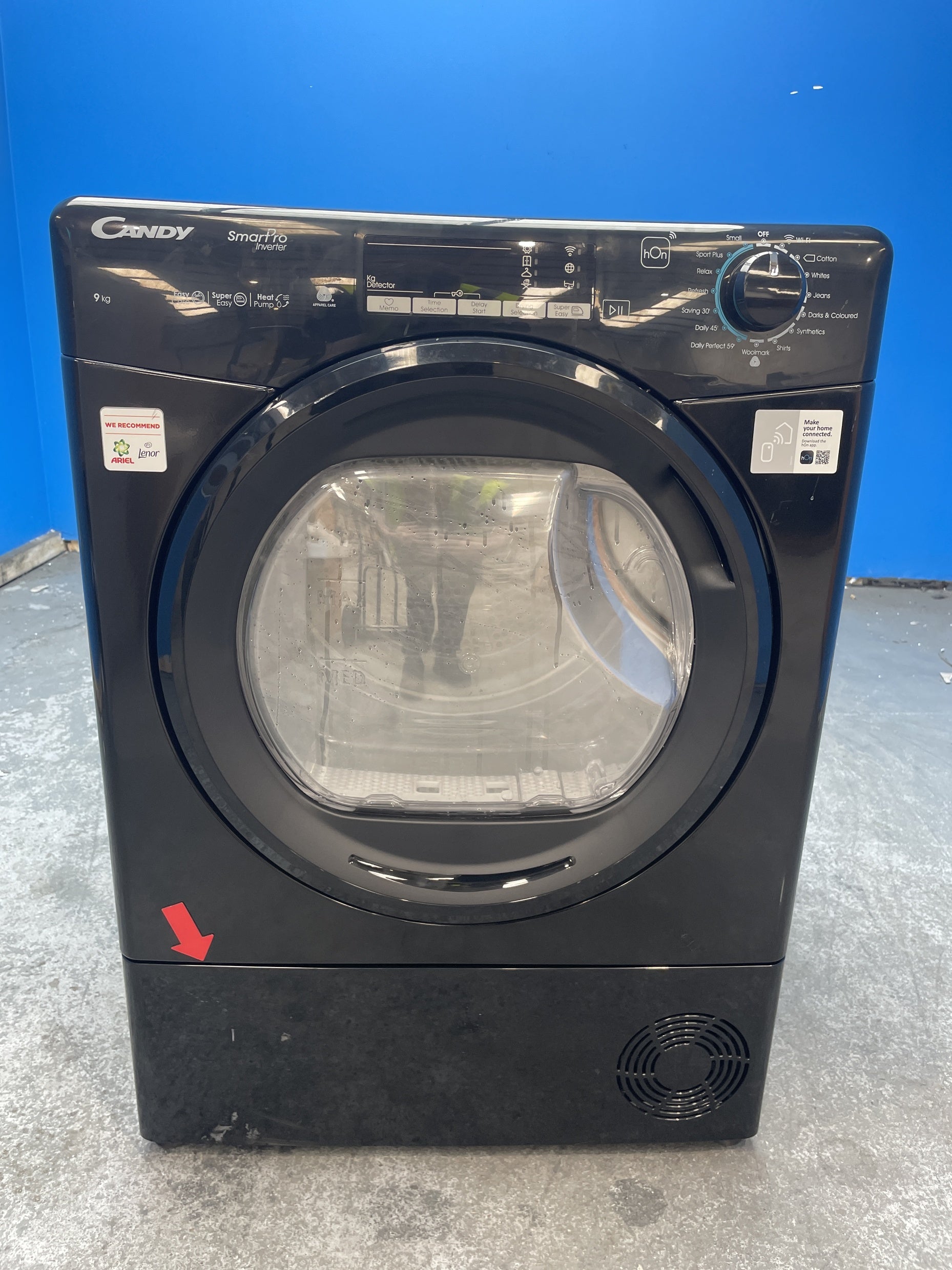 #GRC-159-304 - Candy Smart Pro CROEH9A3TBEB80/N 9kg Heat Pump Tumble Dryer