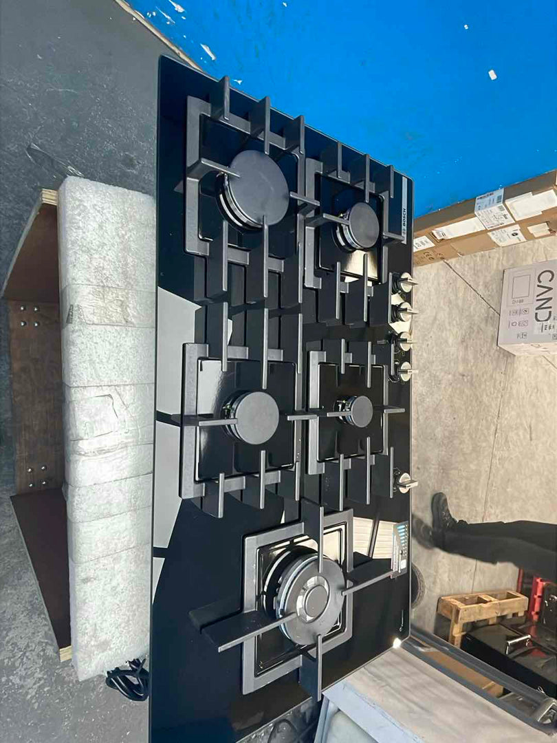 #GRC-159-656 - Bosch Series 6 PPM9A6I40 90cm 5 Burner Gas on Glass Hob