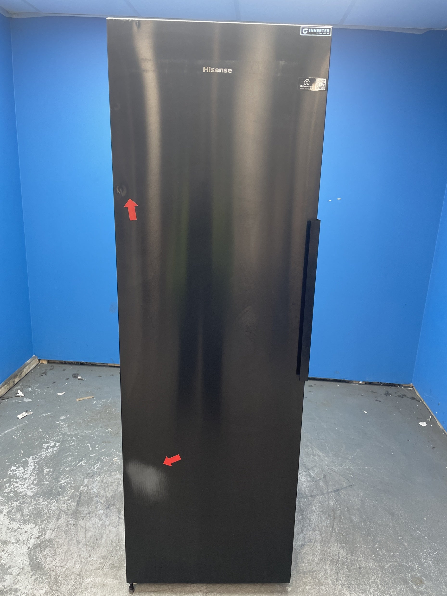 #GRC-157-500 - Hisense FT5K310GSFC KitchenFit No Frost Tall Upright Freezer