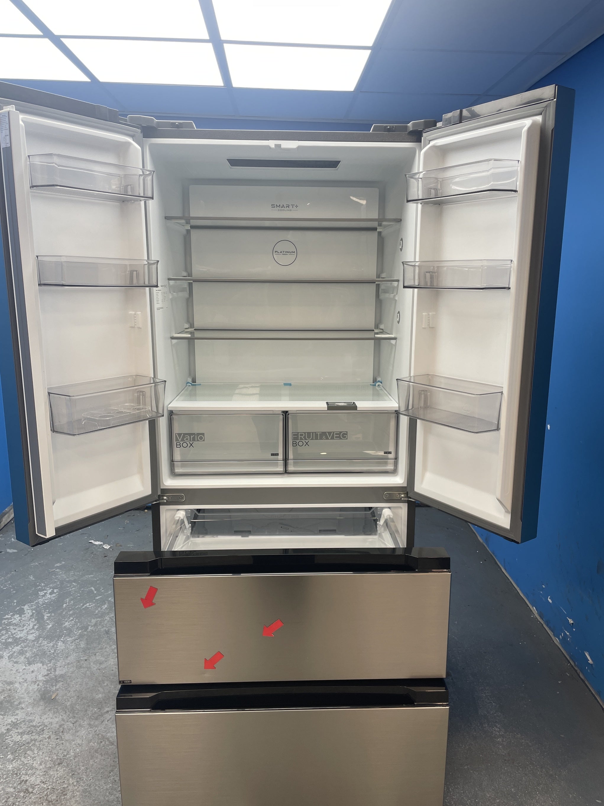 #GRC-158-739 - Midea MDRF692FIC46 516L No Frost French Door Fridge Freezer