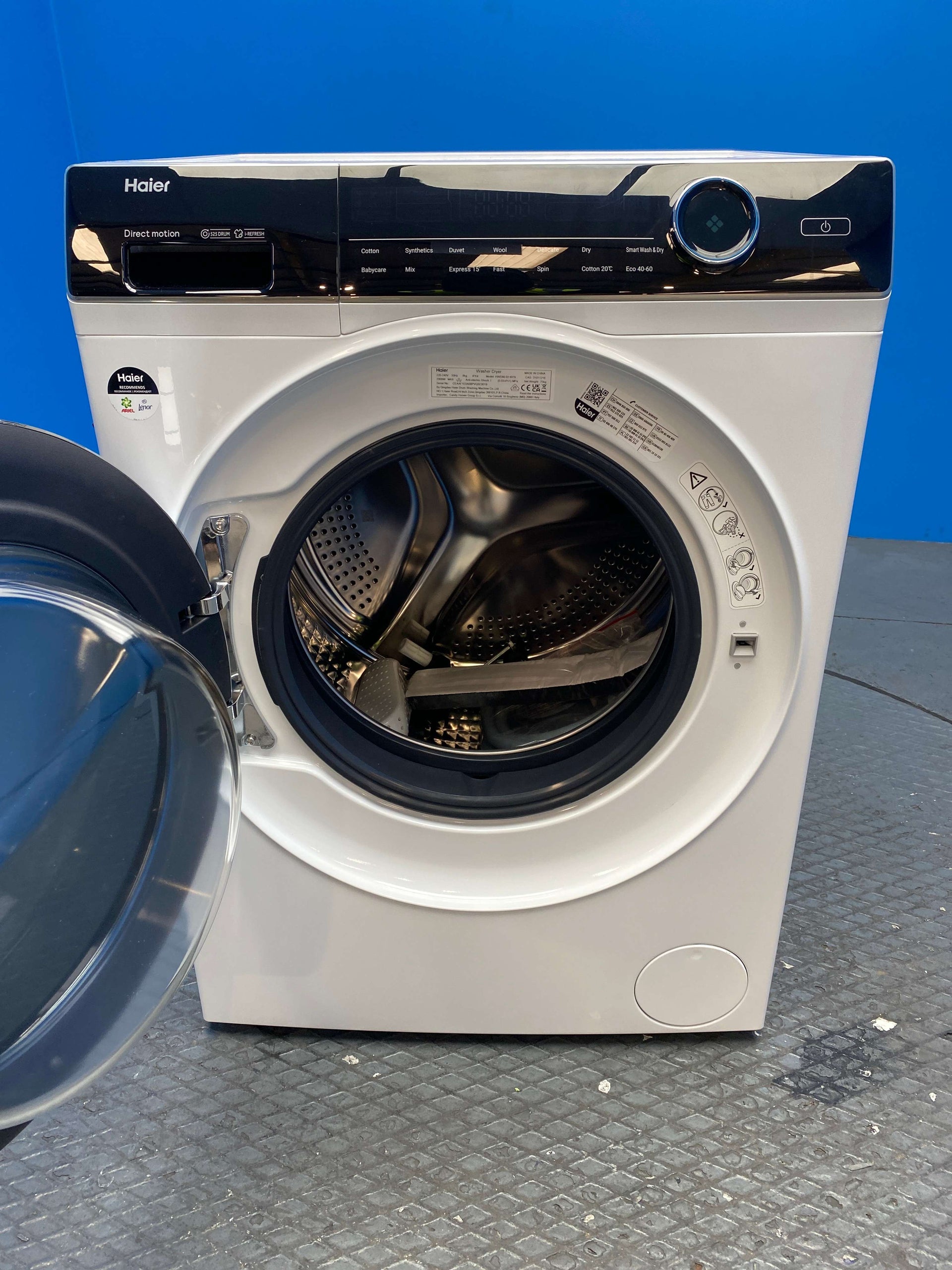 Haier HWD80-B14979S I-Pro Series 7 8kg / 5kg 1400 Spin Washer Dryer