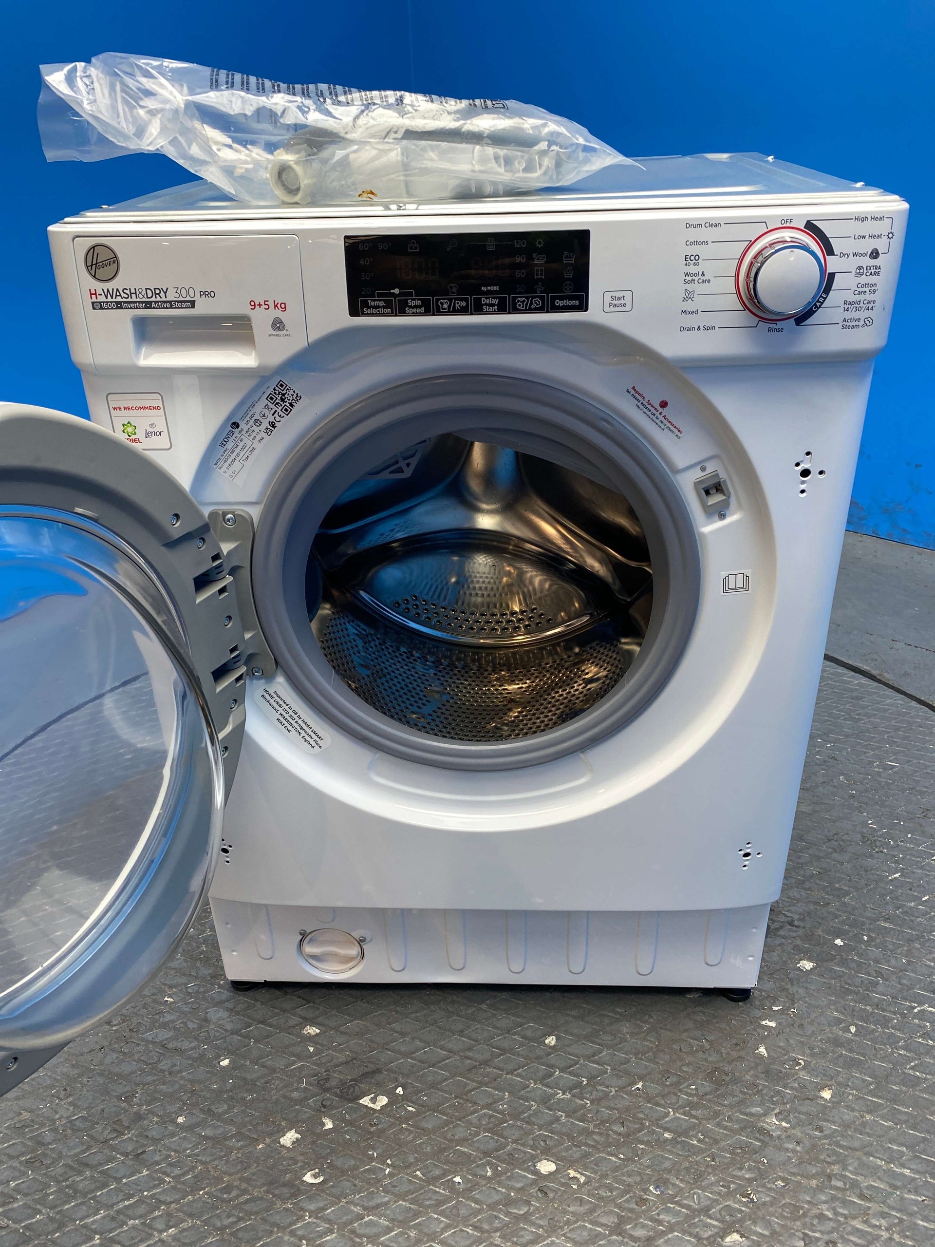 Hoover HBDOS695TMET Built In 9kg / 5kg 1600 Spin Washer Dryer