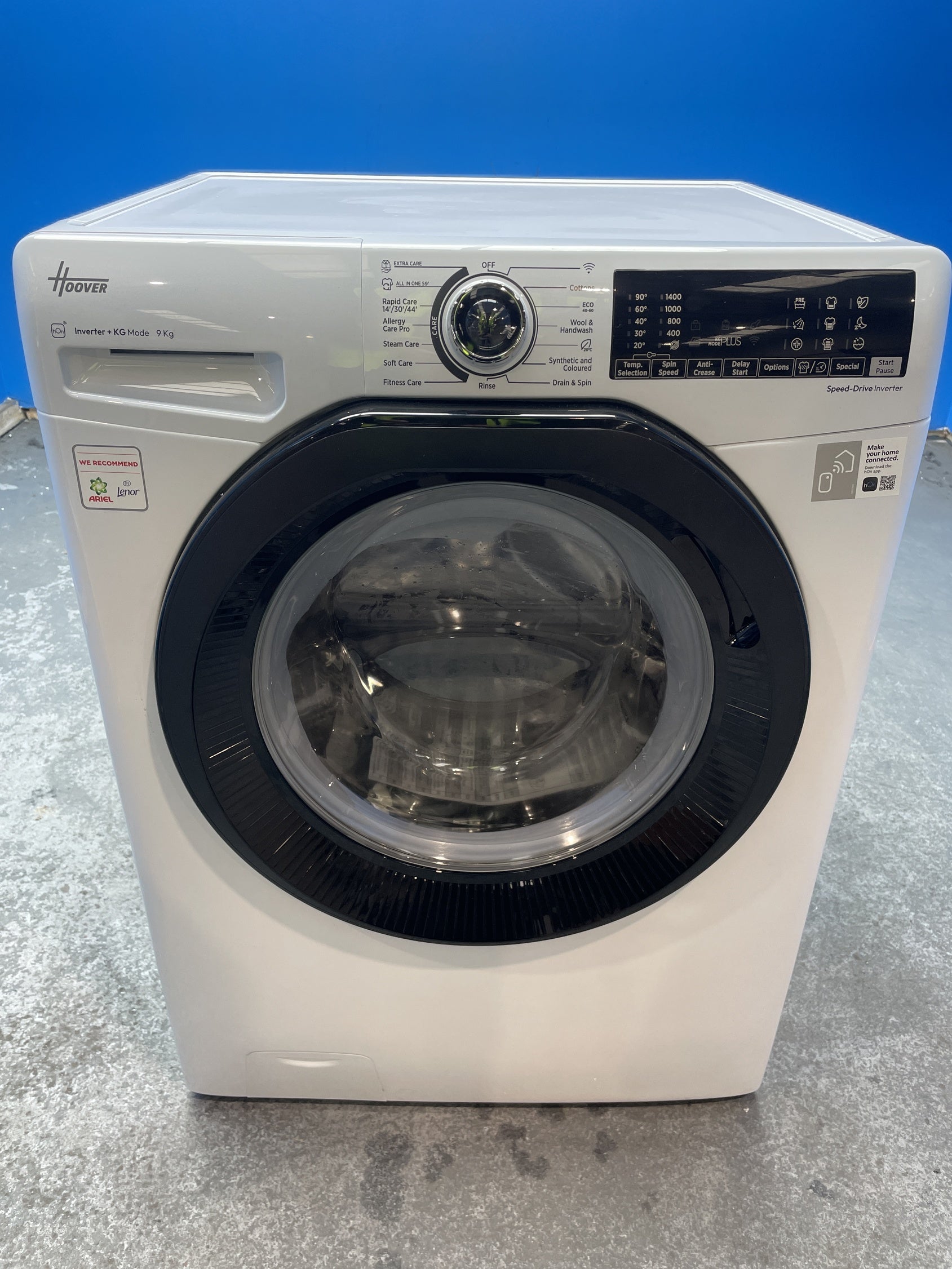 #GRC-157-762 - Hoover H3WPS496TAMB6 9kg 1400 Spin Washing Machine