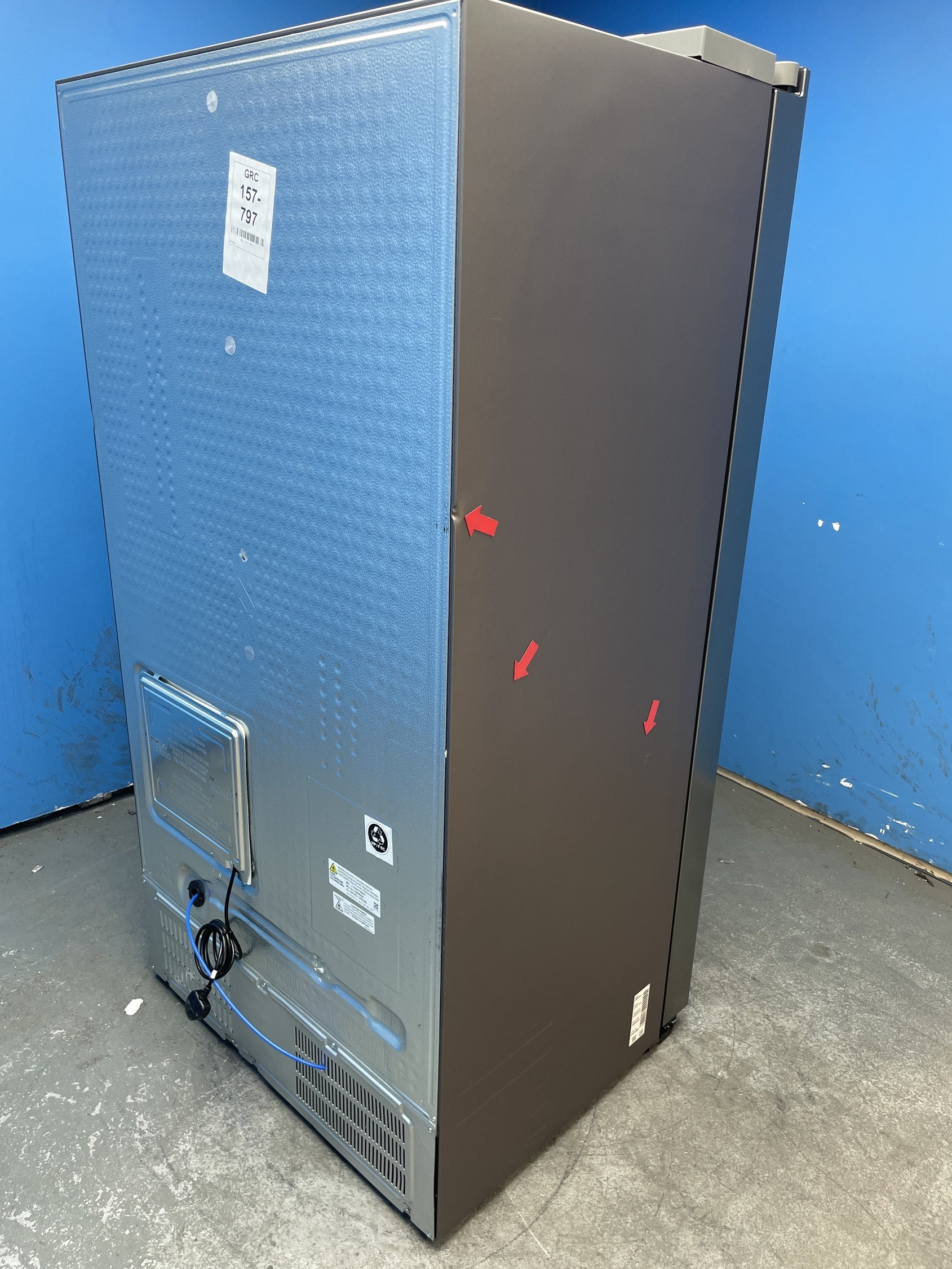 #GRC-157-797 - Samsung Series 9 RS90F64EDT Bespoke AI American Style Fridge Freezer